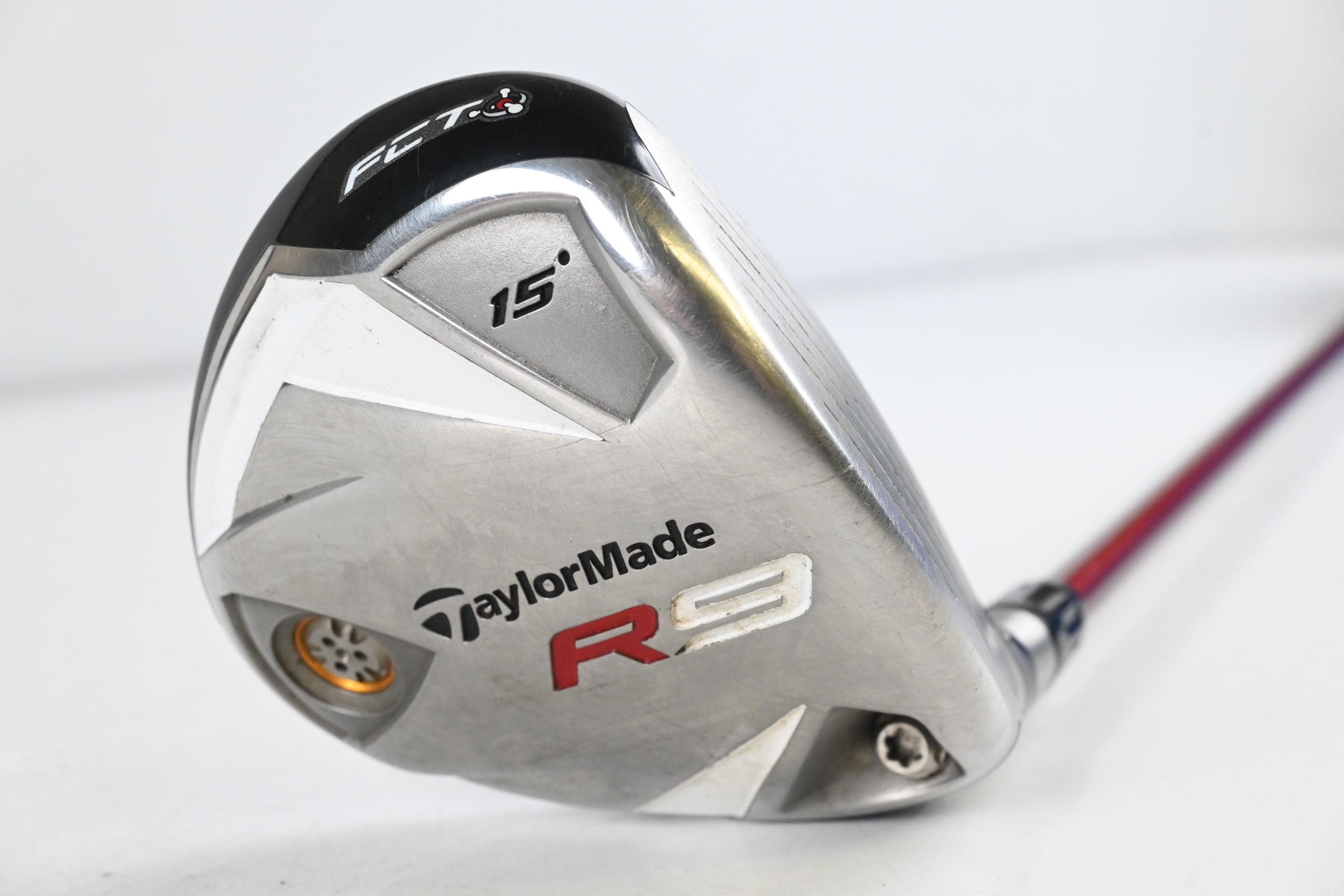 Taylormade R9 #3 Wood / 15 Degree / Stiff Flex Fujikura Motore 70 Shaft