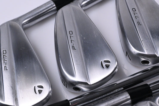 Taylormade P770 2024 Irons / 5-PW+AW / Stiff Flex Dynamic Gold S300 Shafts