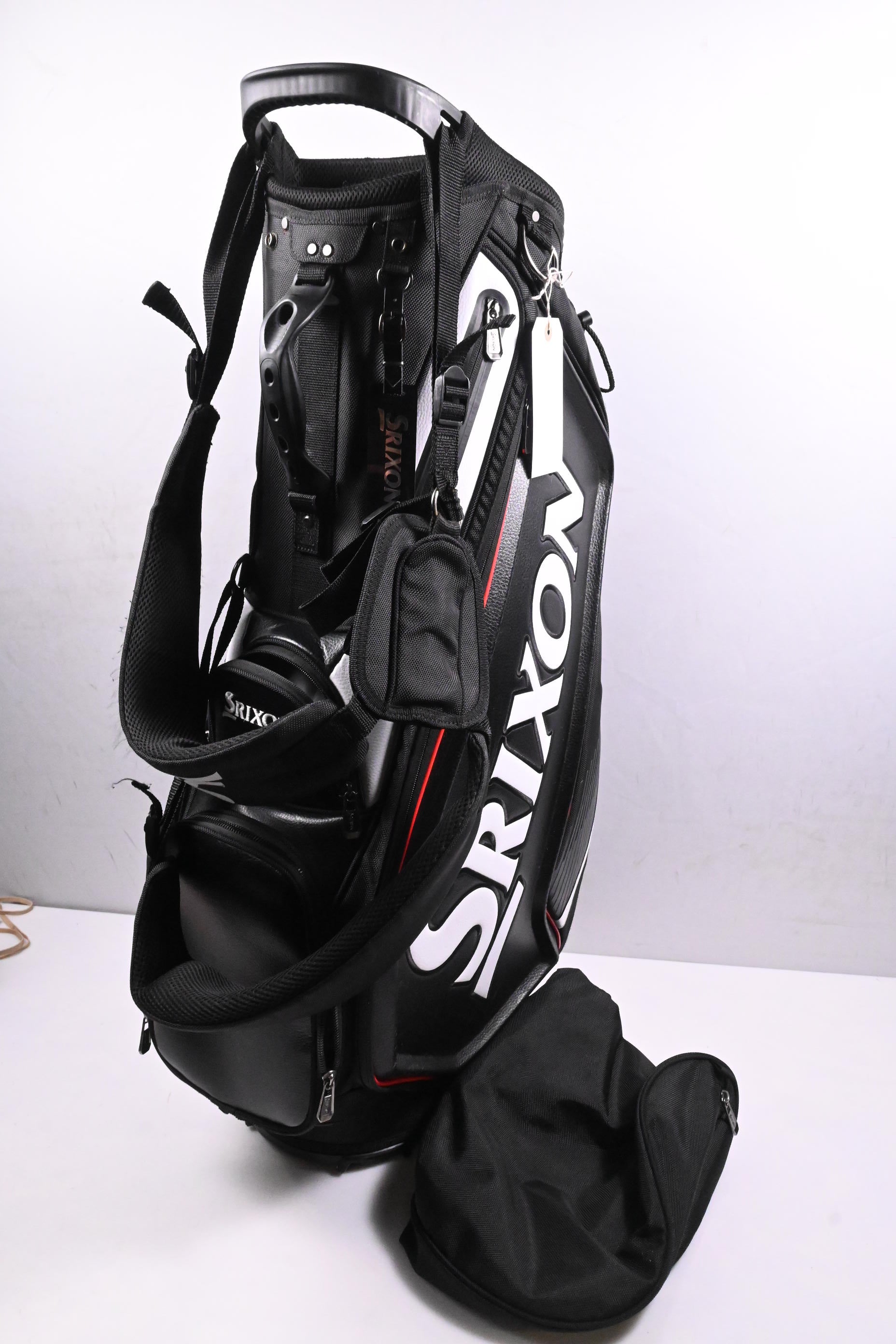 Srixon Tour Stand Bag / 4-Way Divider / Black, White