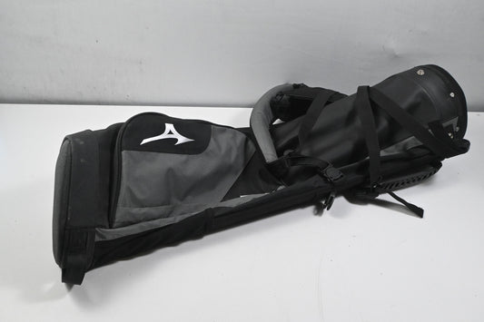 Mizuno Pencil Bag / Black & Grey / 4-Way Divider / Black & Grey