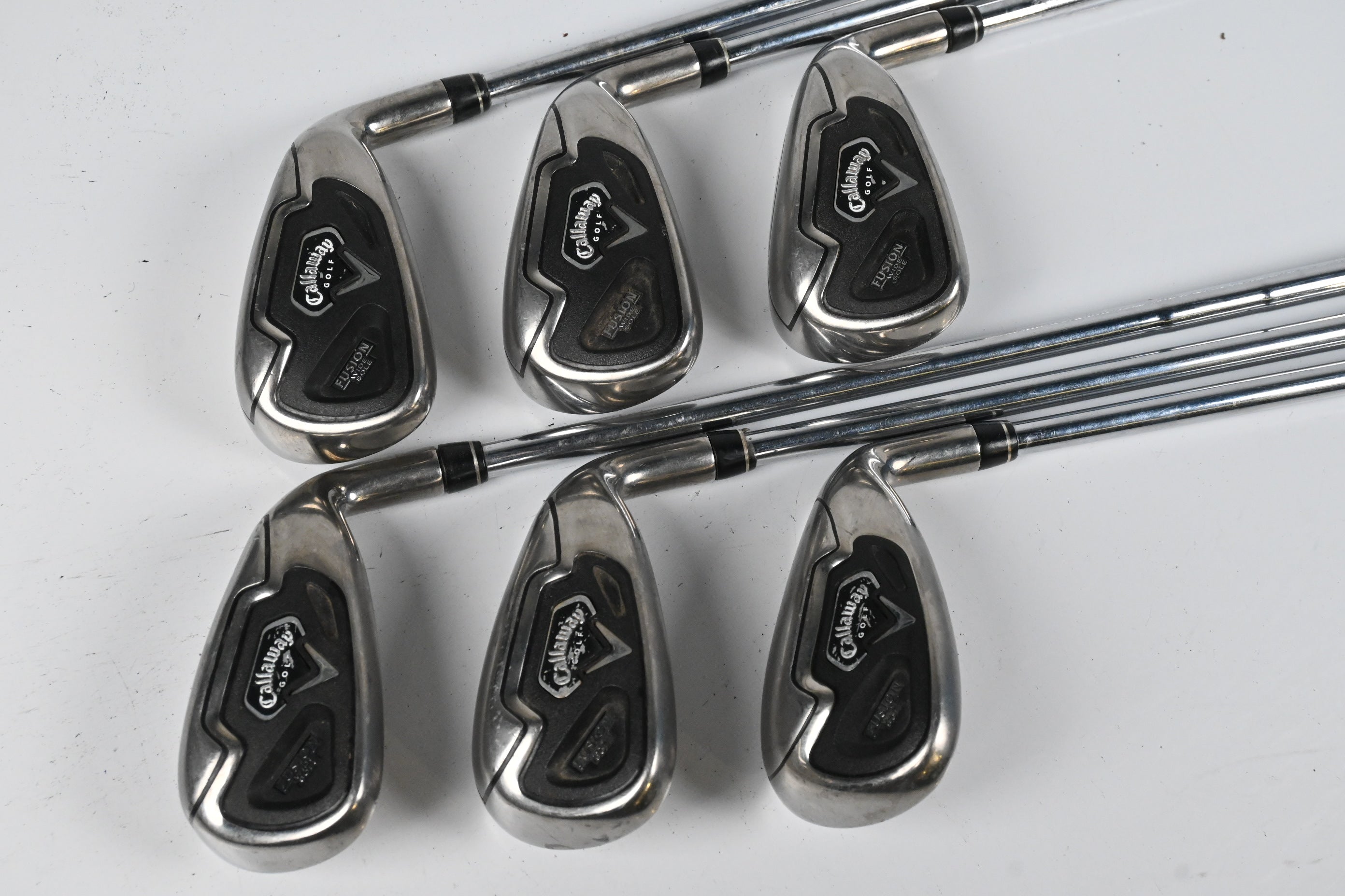 Callaway Fusion Wide Sole Irons / 6-PW+SW / Uniflex N.S.Pro Shafts