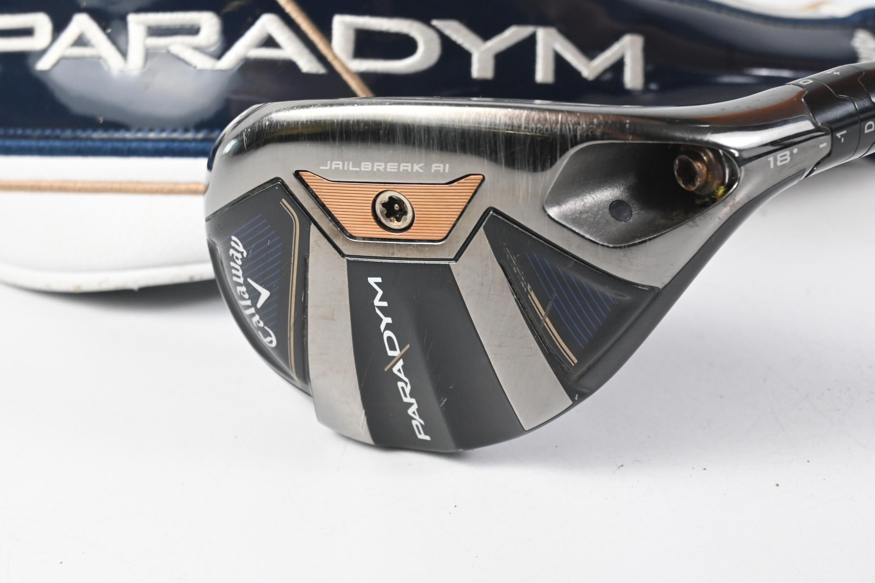 Callaway Paradym #3 Hybrid / 18 Degree / Regular Flex HZRDUS Silver 65 Shaft