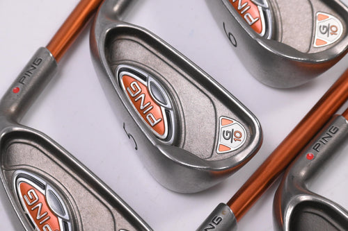 Ping G10 Irons / 4-9i / Red Dot / Regular Flex Ping TFC 129 I Shafts