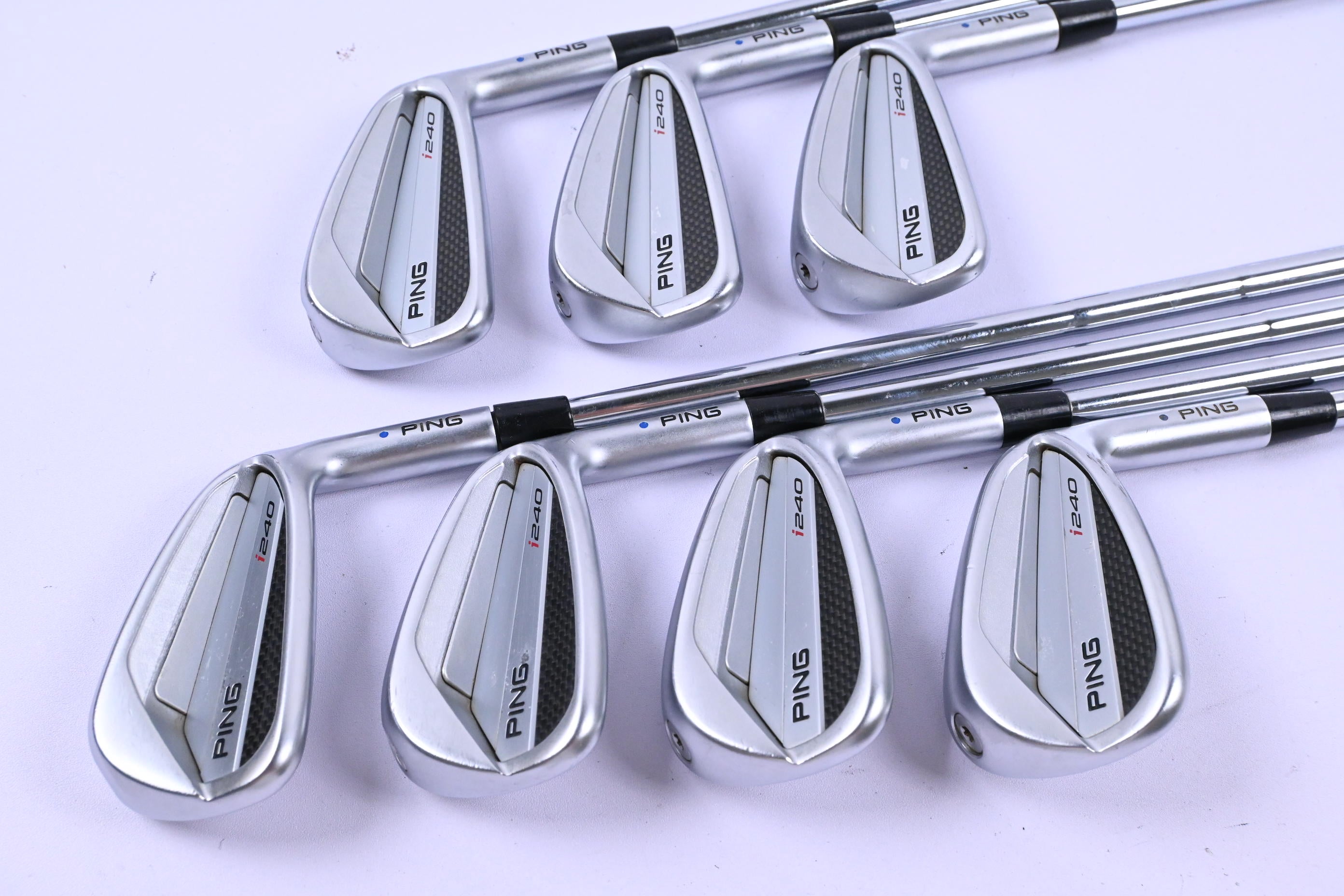 Ping I240 Irons / 4-PW / Blue Dot / X-Flex Dynamic Gold X100 Shafts