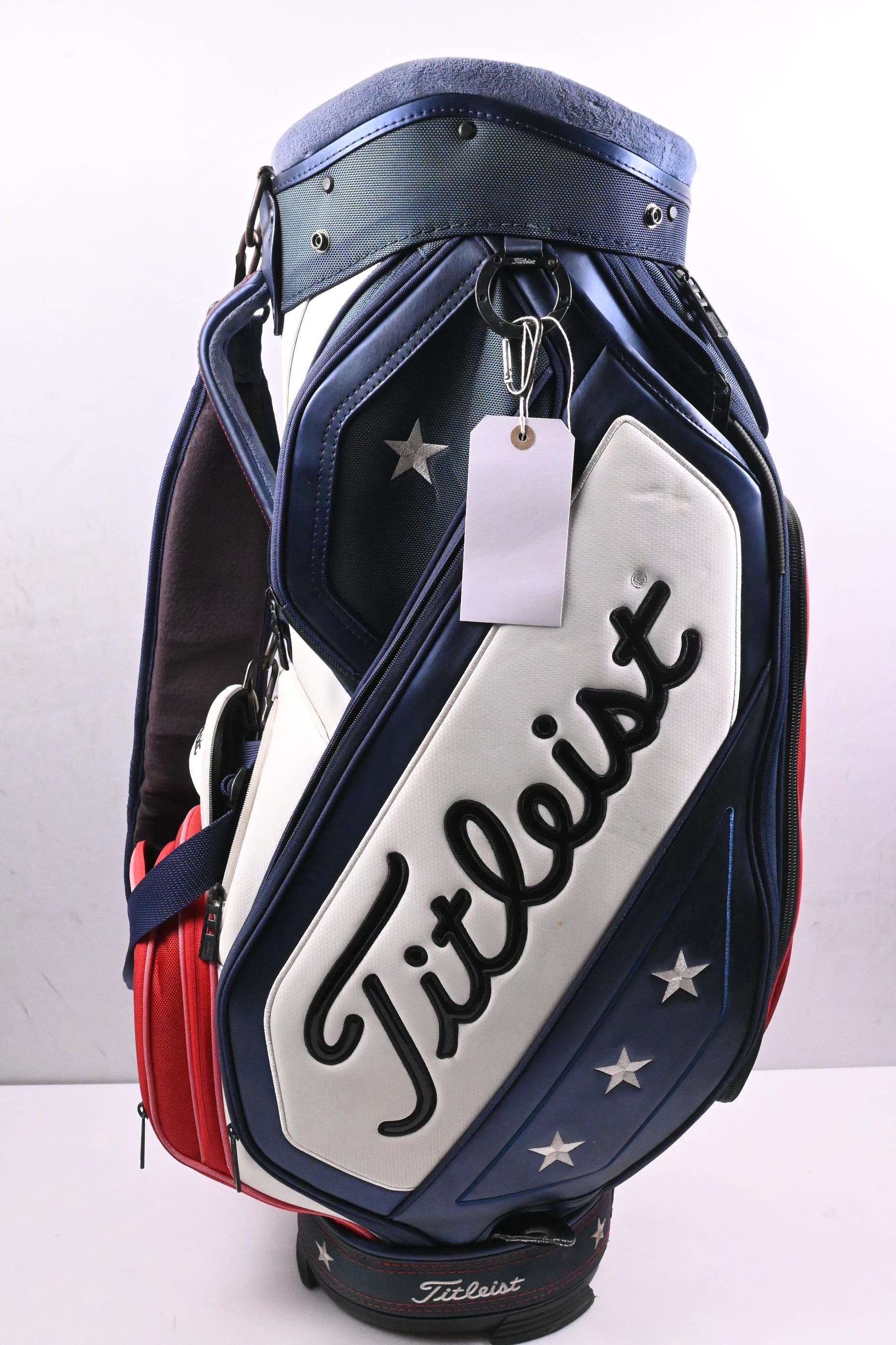 Titleist US Open Staff Tour Bag / 6-Way Divider / Blue, White, Red