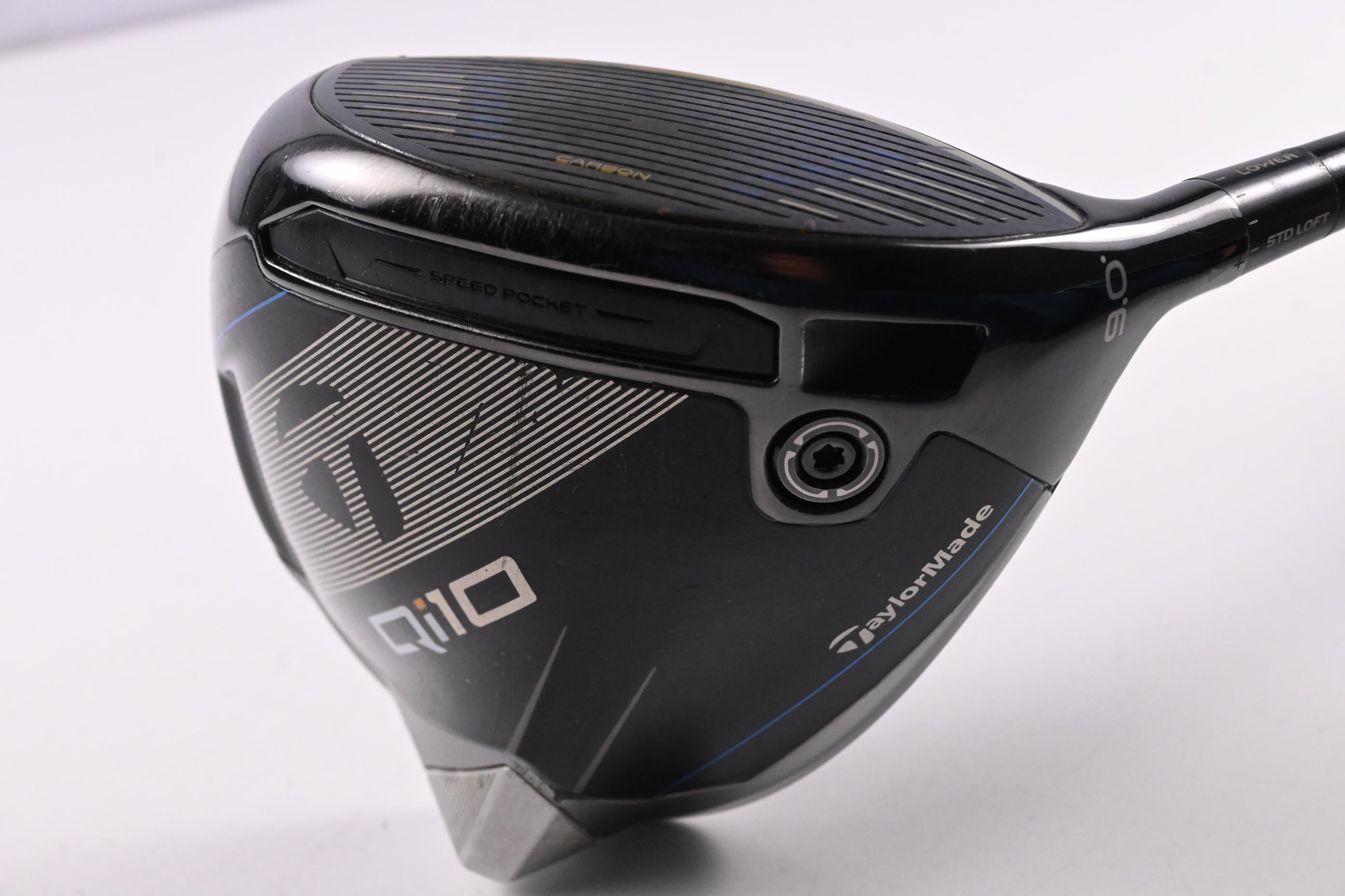 Taylormade Qi10 Driver / 9 Degree / Senior Flex HZRDUS Smoke Red RDX 50 Shaft