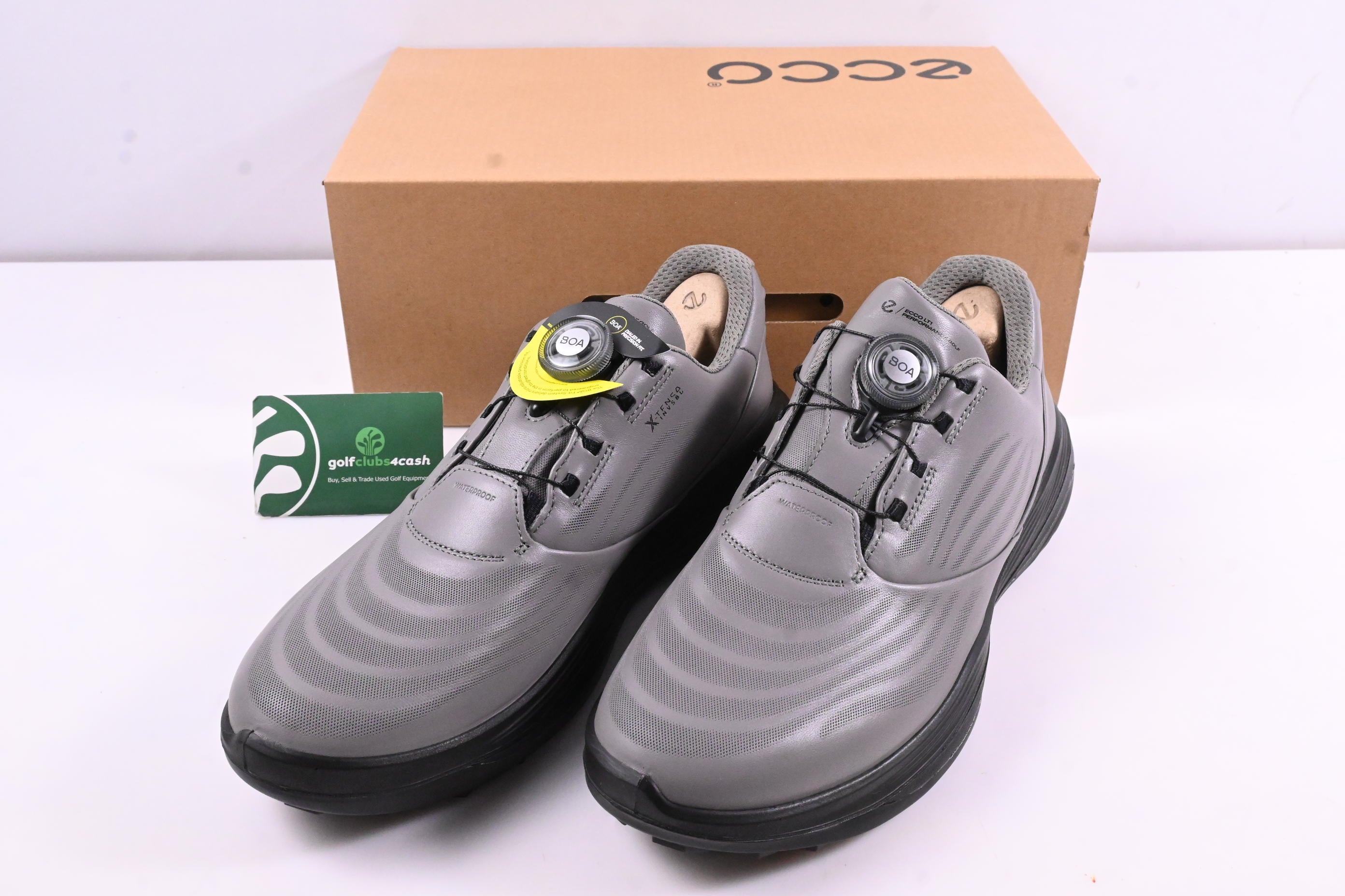 ECCO M Golf LT1 BOA Golf Shoes / Size UK 8-8.5 / Steel