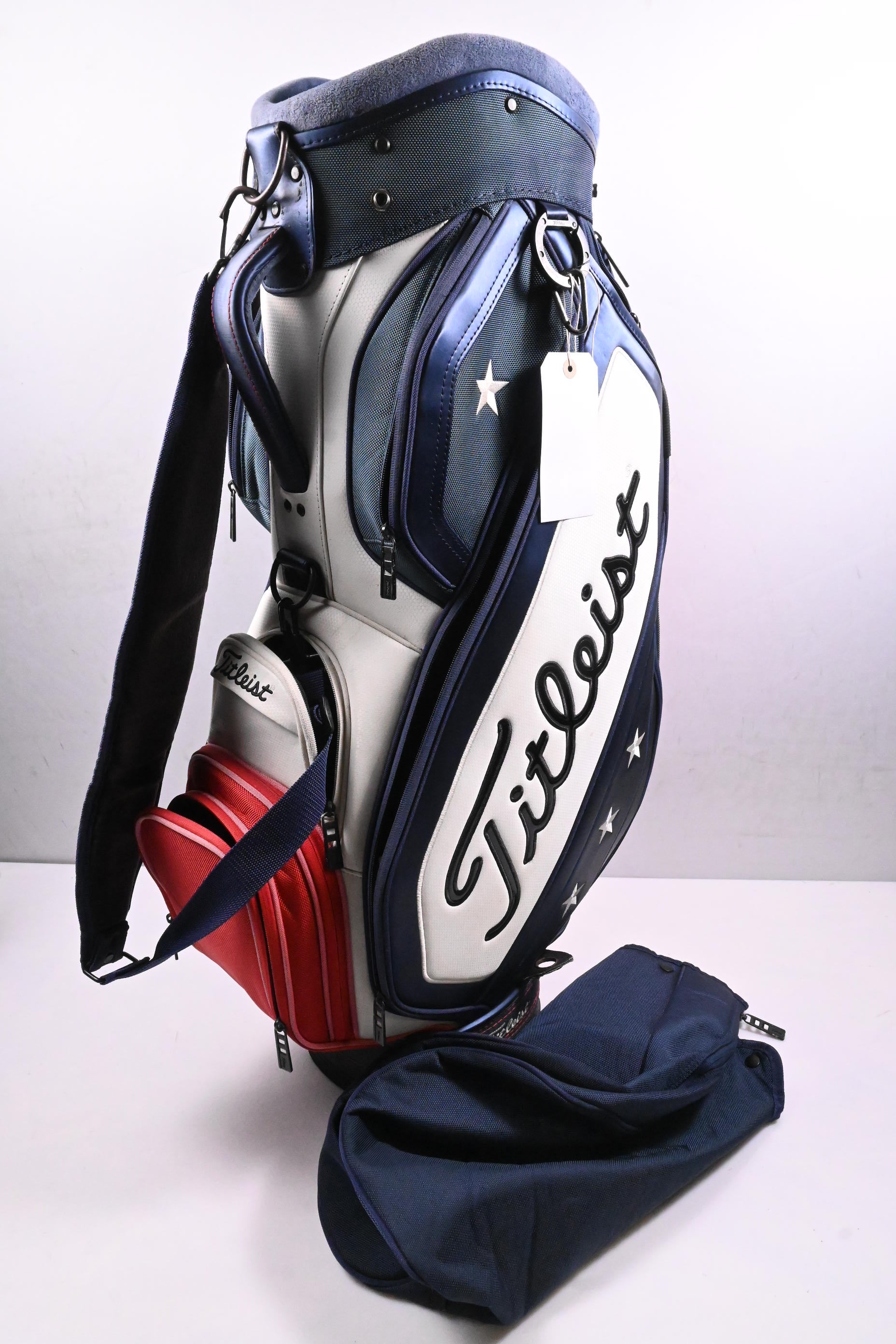 Titleist US Open Staff Tour Bag / 6-Way Divider / Blue, White, Red