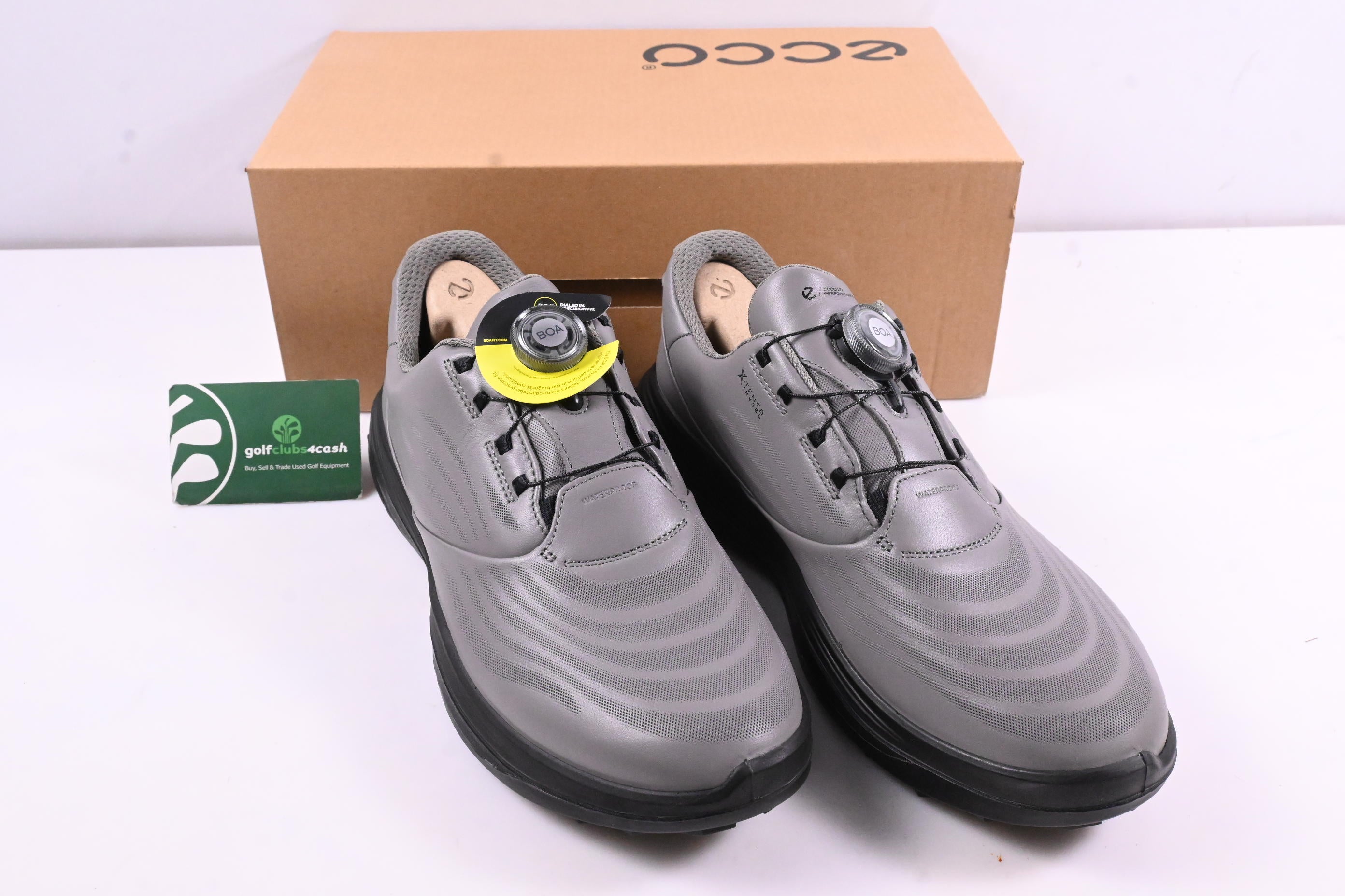 ECCO M Golf LT1 BOA Golf Shoes / Size UK 8-8.5 / Steel