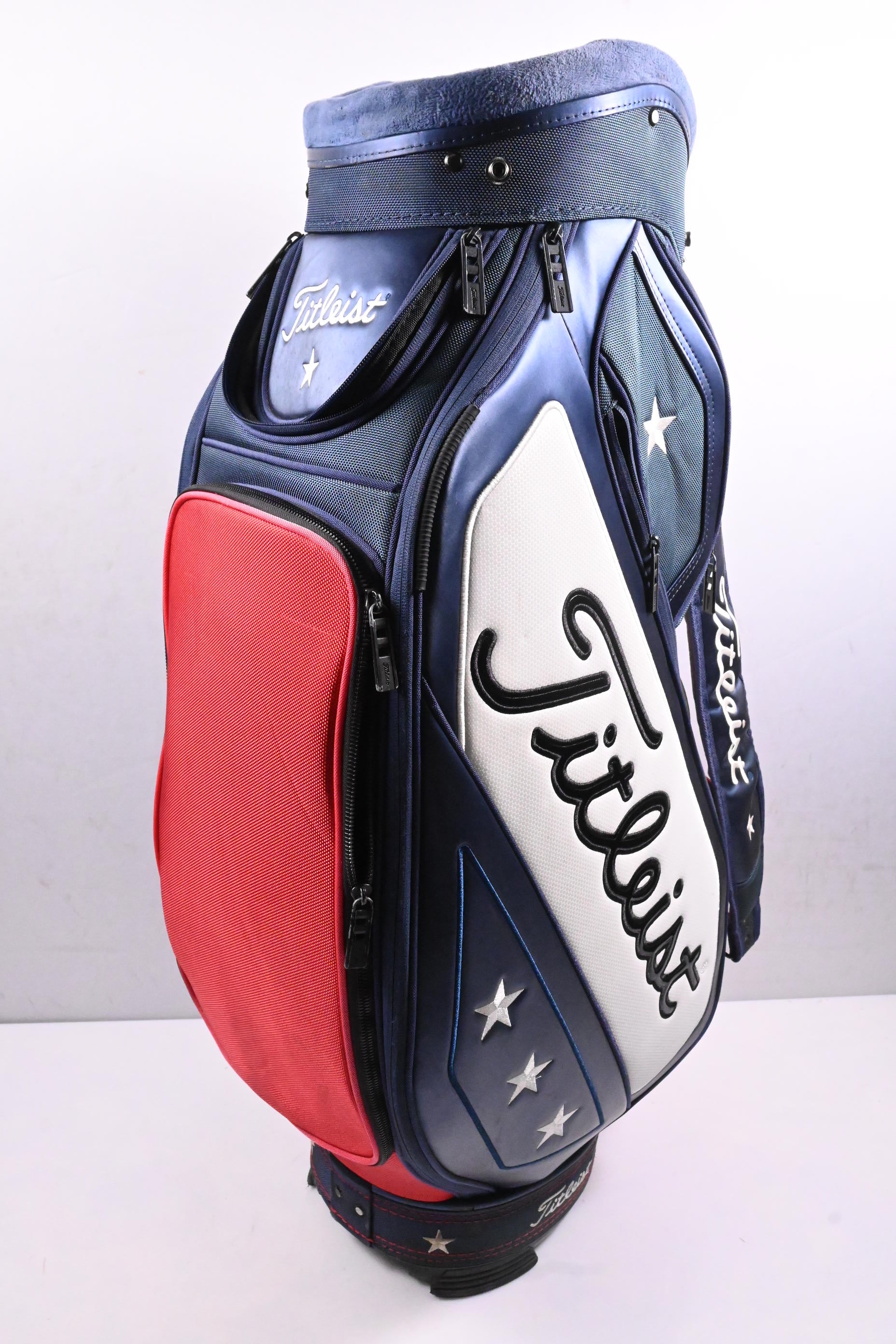 Titleist US Open Staff Tour Bag / 6-Way Divider / Blue, White, Red