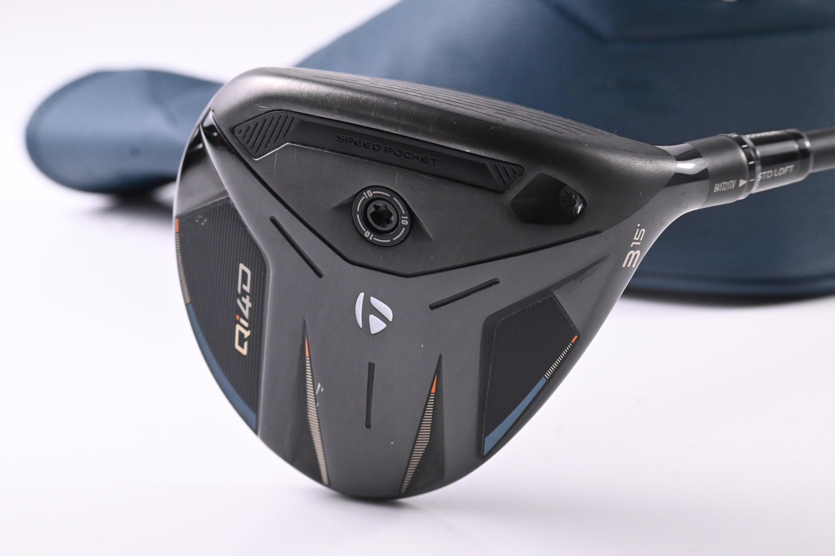Taylormade Qi4D #3 Wood / 15 Degree / Stiff Flex Tensei 1K Black 75 Shaft