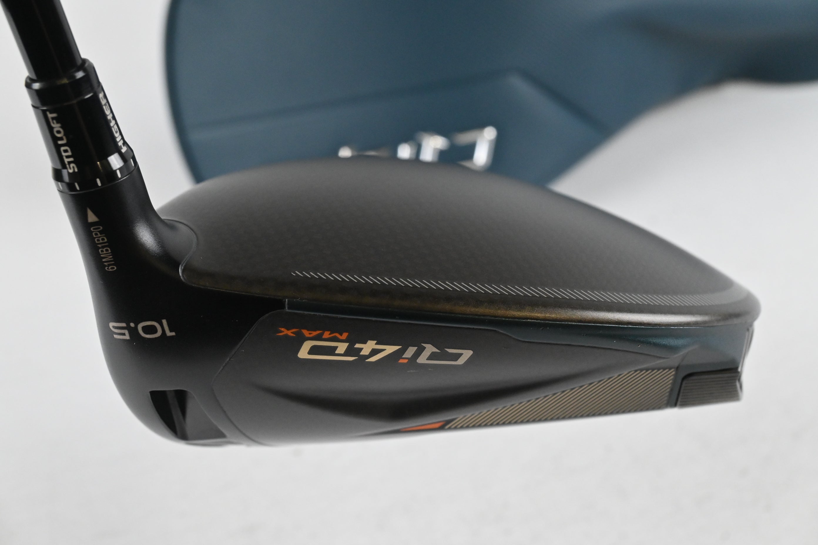 Taylormade Qi4D Max Driver / 10.5 Degree / Stiff Flex HZRDUS Smoke Black 60