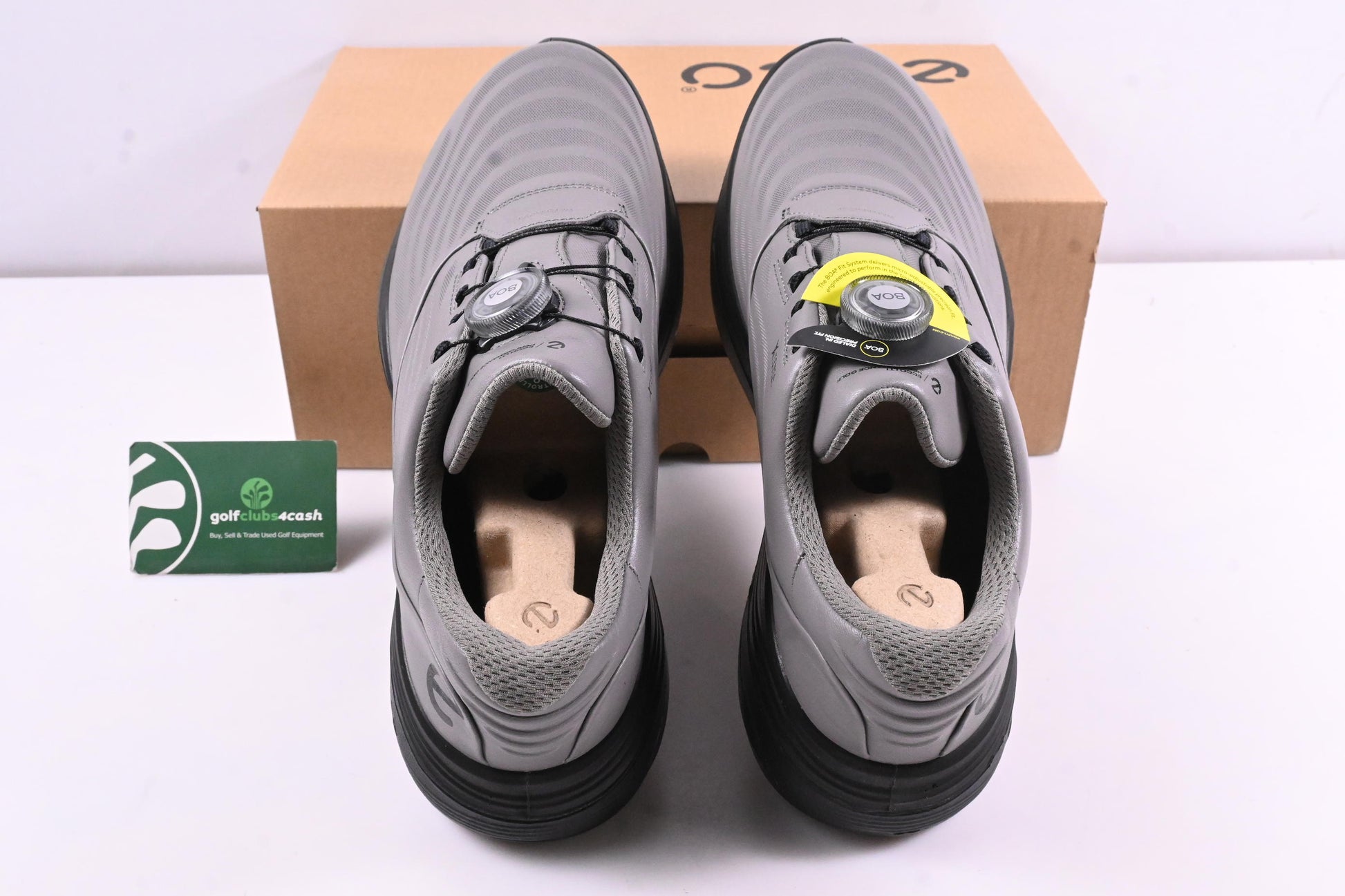 ECCO M Golf LT1 BOA Golf Shoes / Size UK 8-8.5 / Steel