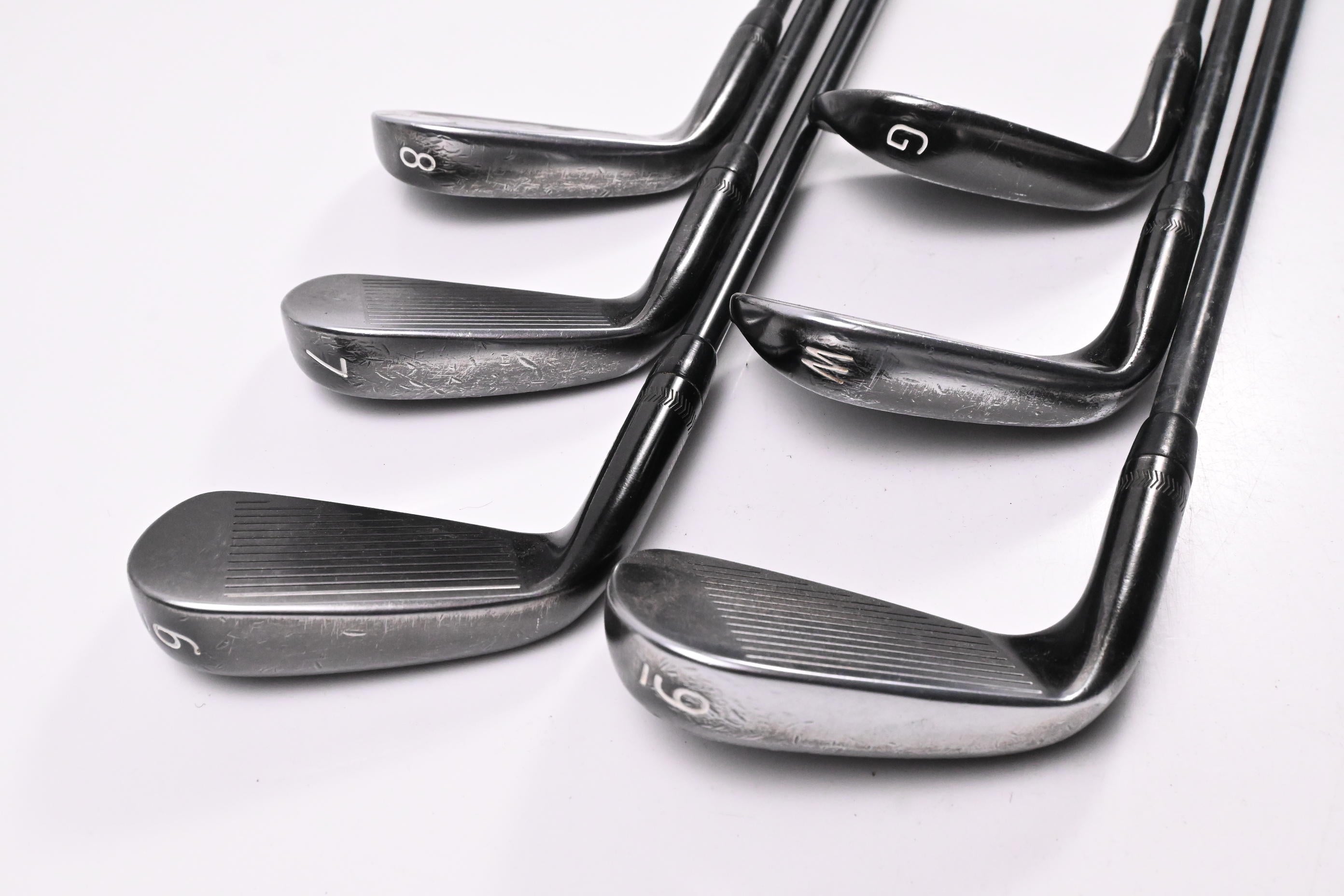 PXG 0317 T Milled Irons / 6-PW+GW / Stiff Flex KBS TGI 80 Shafts