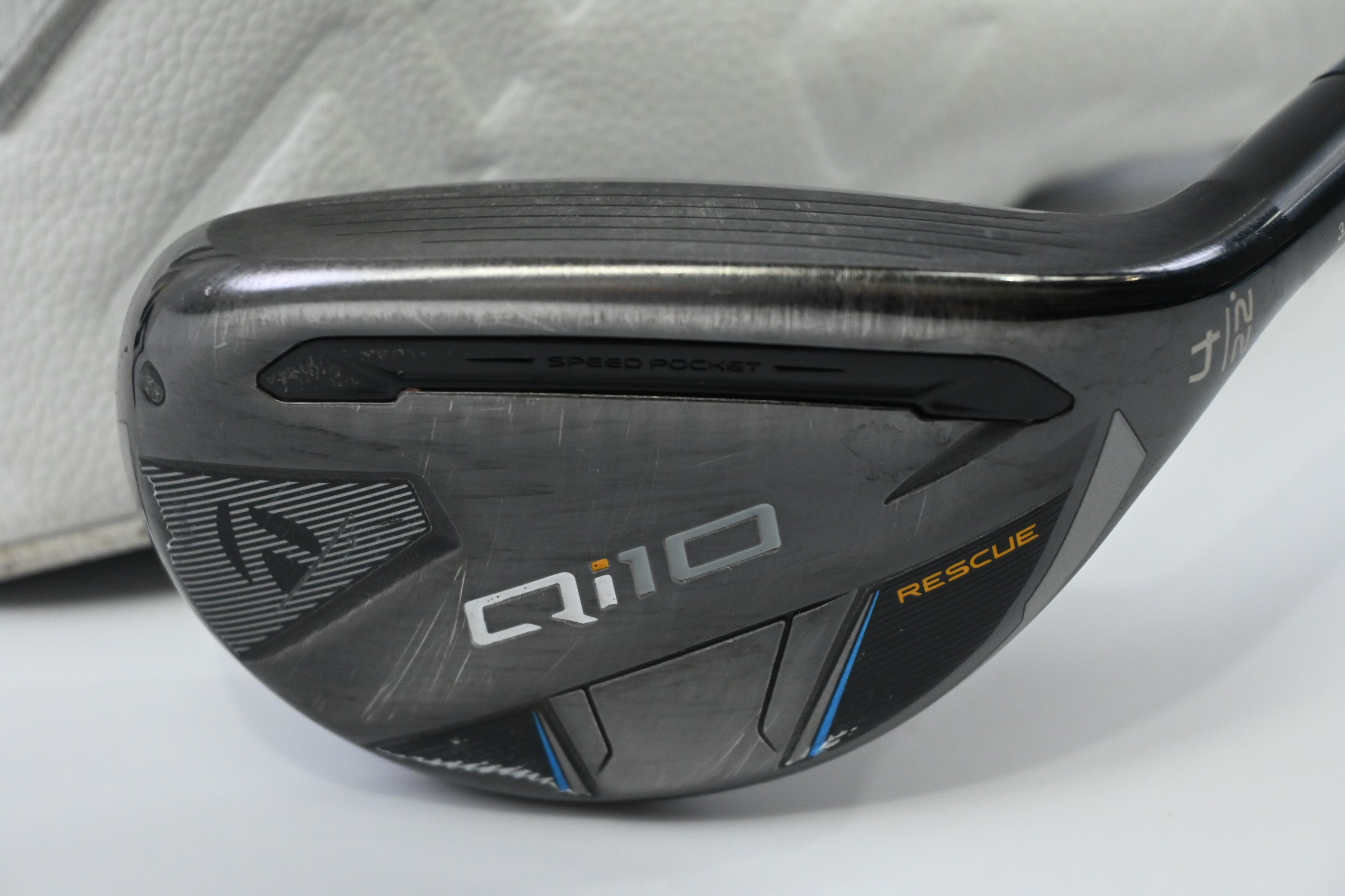 Taylormade Qi10 #4 Hybrid / 22 Degree / Stiff Flex Fujikura Ventus TR Blue 7