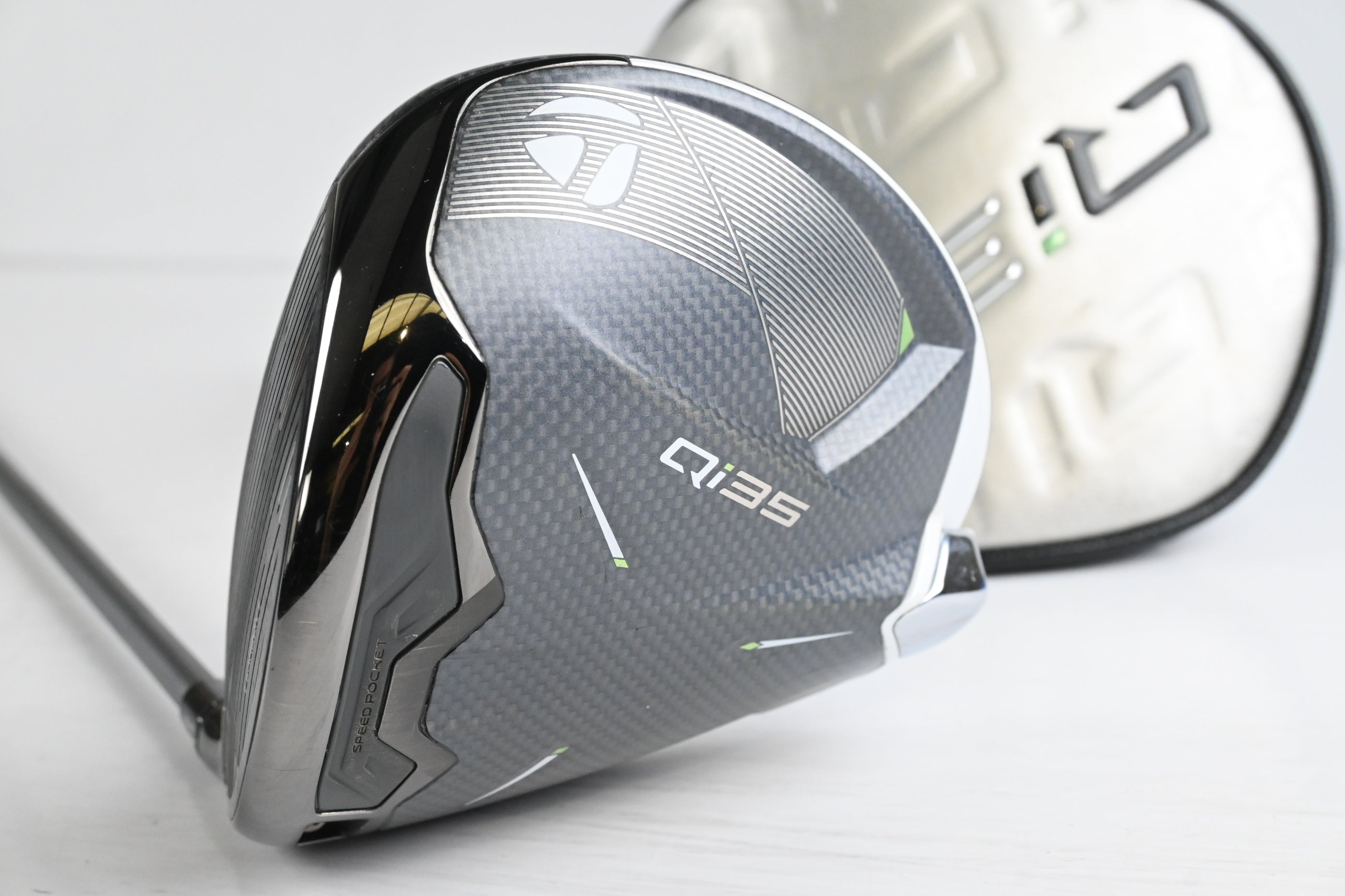 Left Hand Taylormade Qi35 Max Lite Driver / 12 Degree / Regular Flex Airspeeder
