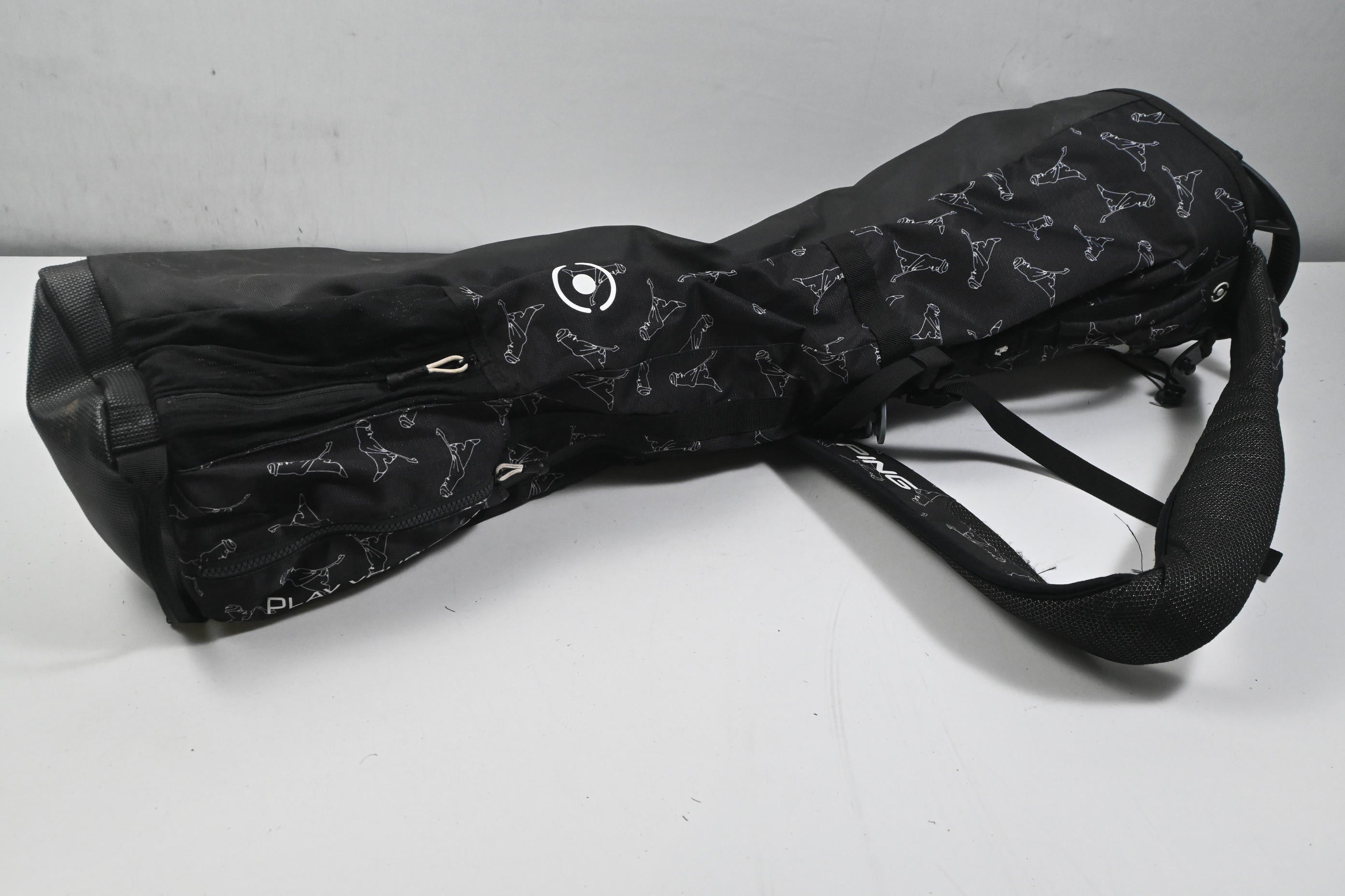 Ping Moonlite Pencil Bag / 4-Way Divider / Black & White