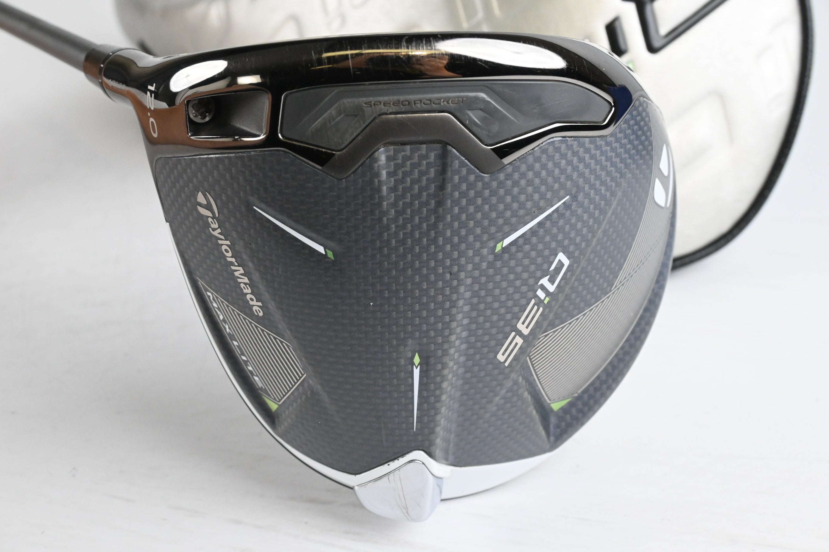 Left Hand Taylormade Qi35 Max Lite Driver / 12 Degree / Regular Flex Airspeeder