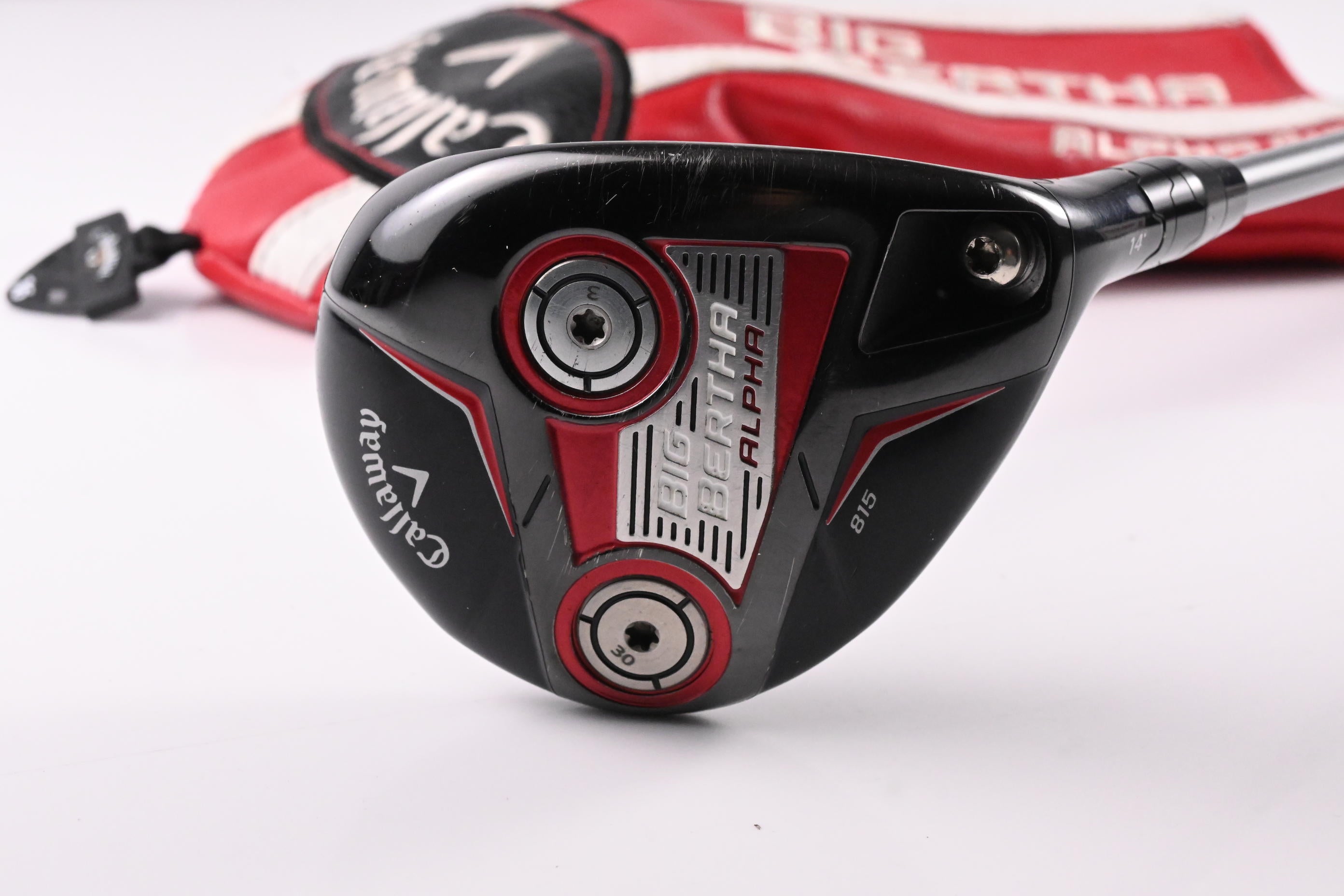 Callaway Big Bertha Alpha 815 #3 Wood / 14 Degree / Stiff Flex Kuro Kage Black