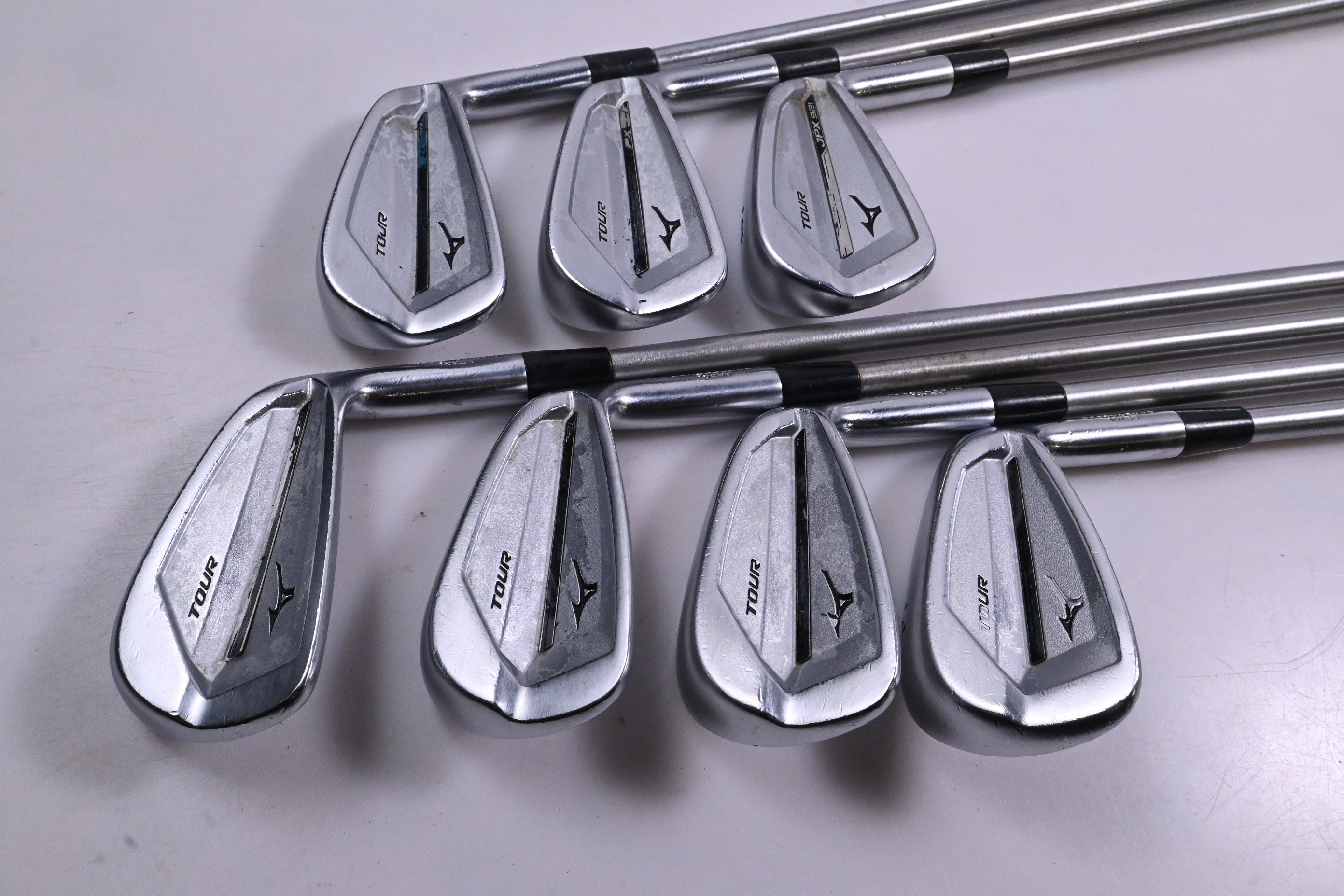 Mizuno JPX 921 Tour Irons / 4-PW / Stiff Flex KBS Tour C-Taper Lite 110 Shafts