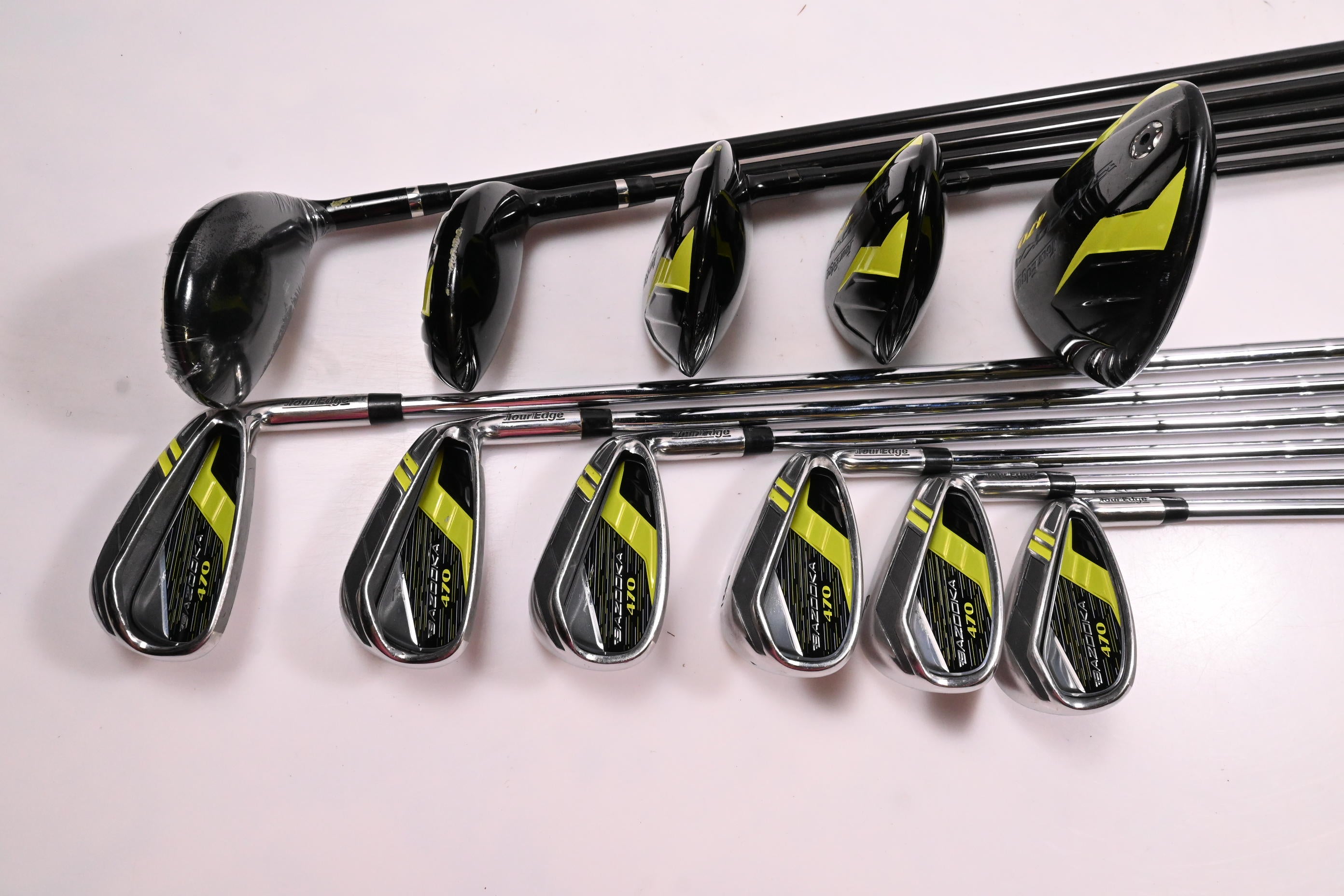 Tour Edge Bazooka 470 Package Set / Woods, Irons, Putter, Bag