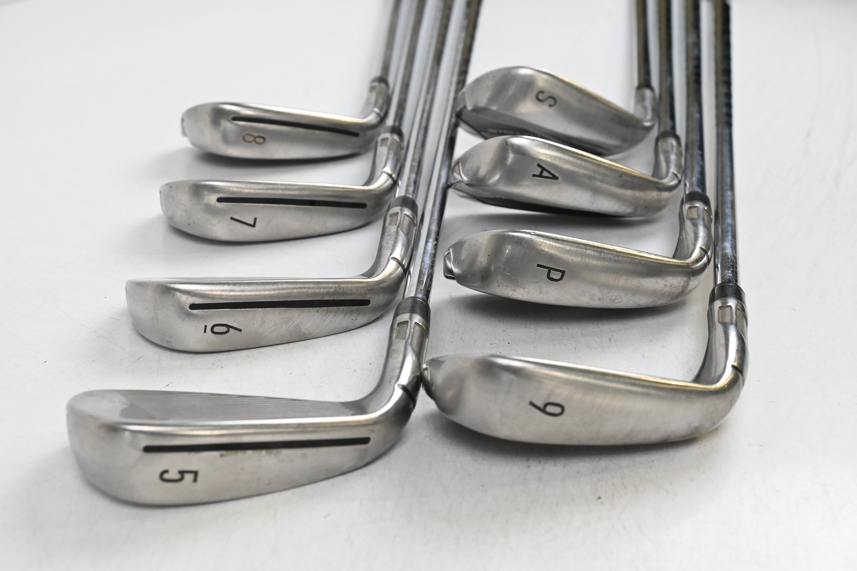 Taylormade Stealth Irons / 5-PW+GW+SW / Regular Flex KBS MAX MT 85 Shafts