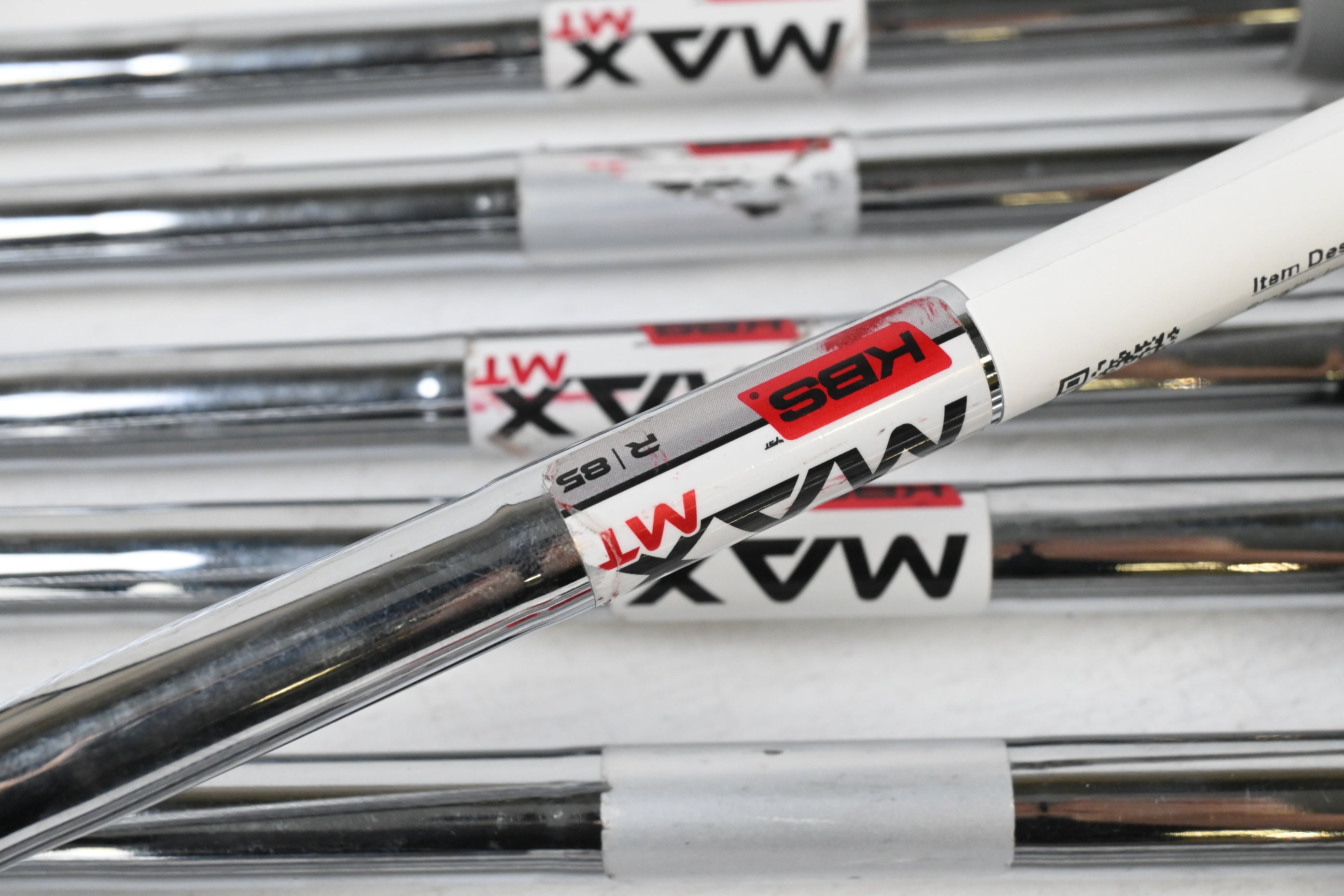 Taylormade Stealth Irons / 5-PW+GW+SW / Regular Flex KBS MAX MT 85 Shafts