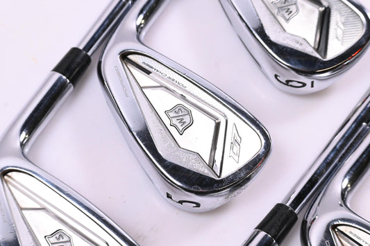 Wilson D7 Forged Irons / 4-9i / Stiff Flex KBS $-Taper Lite 100 Shafts