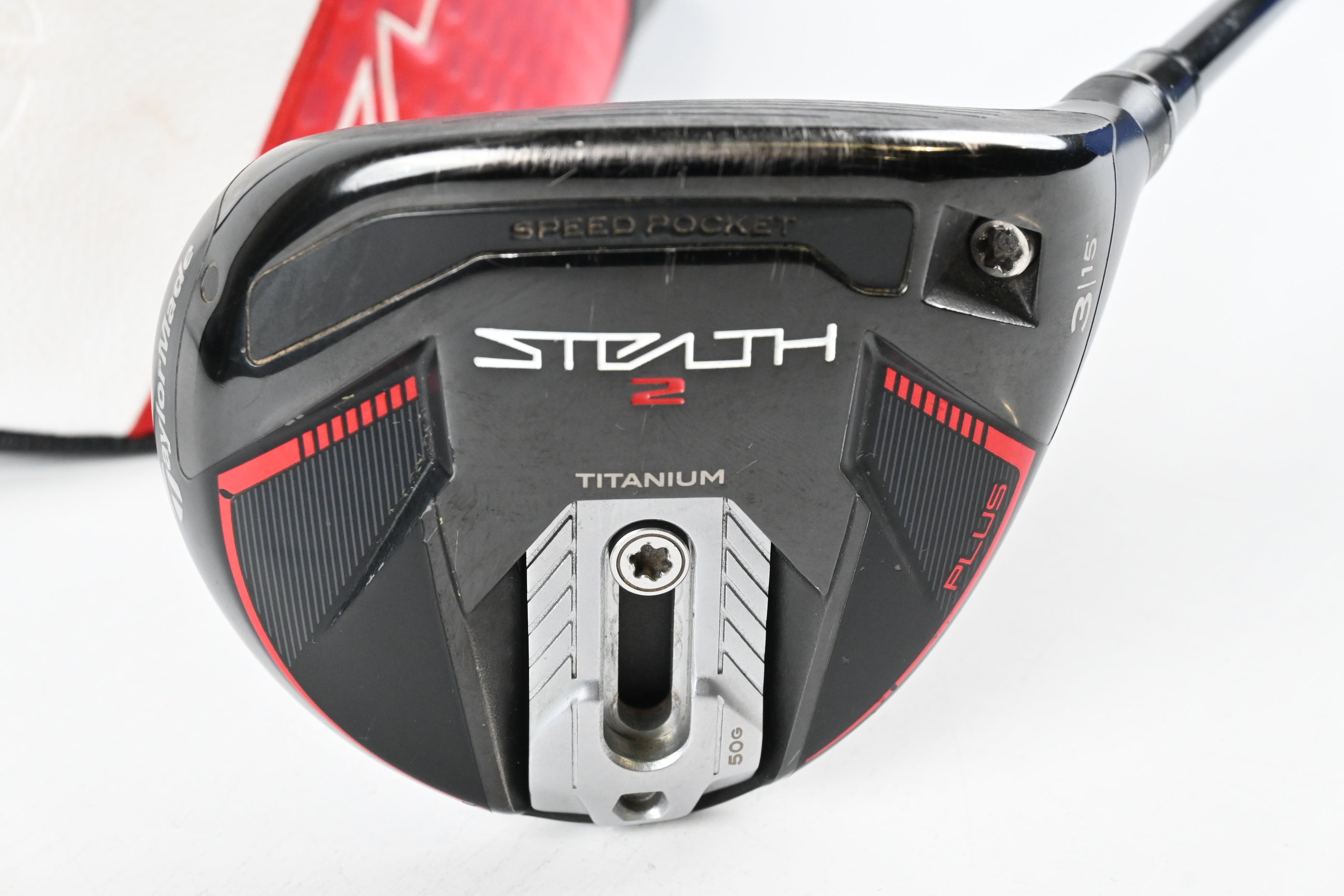 Taylormade Stealth 2 Plus #3 Wood / 15 Degree / Stiff Flex Kai'li Red 75 Shaft