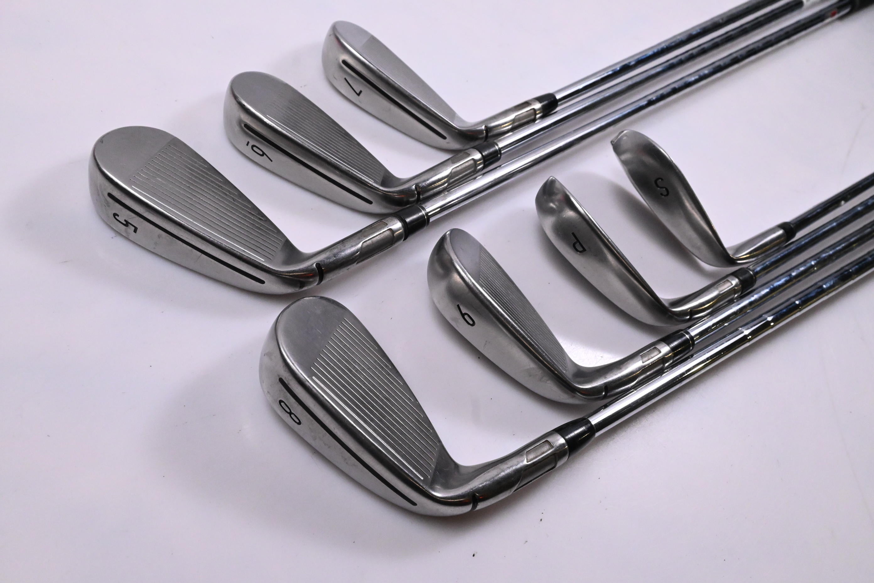 Taylormade Stealth Irons / 5-PW+SW / Stiff Flex KBS Max MT 85 Shafts