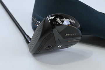 Left Hand TaylorMade Qi4D #5 Wood / 18 Degree / X-Flex TaylorMade Reax White 65