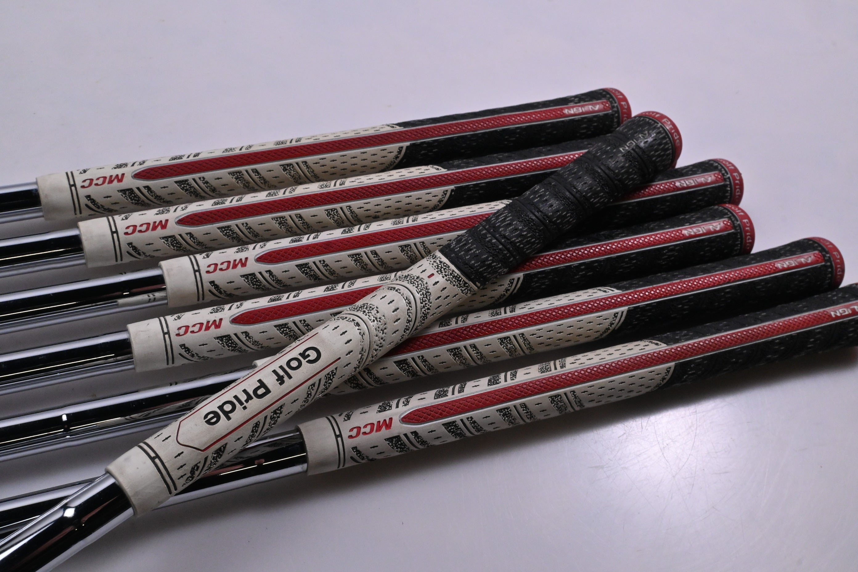 Mizuno MP-20 Blade Irons / 4-PW / Stiff Flex AMT Tour White S300 Shafts