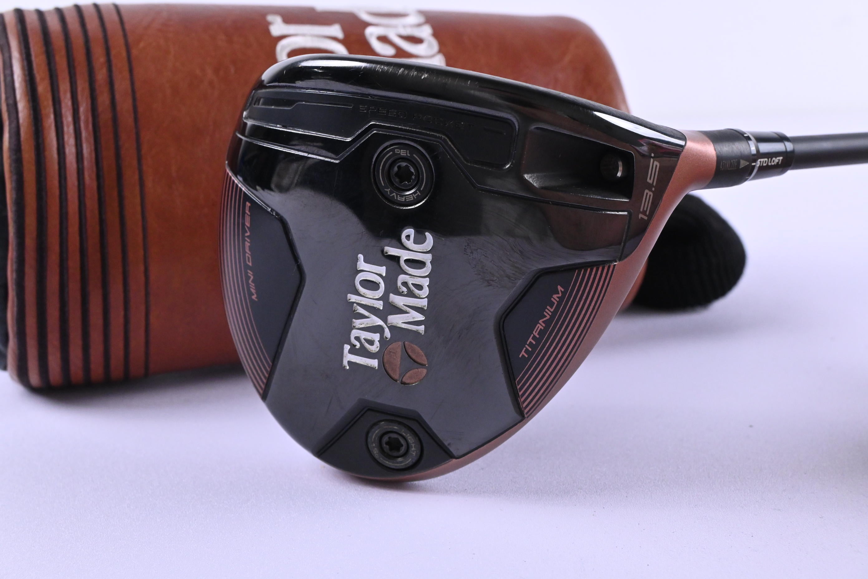 Taylormade BRNR Copper Mini Driver / 13.5 Degree / X-Flex Taylormade REAX 75