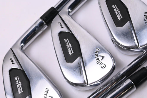 Callaway Rogue ST Pro Irons / 4-PW / Regular Flex Rifle Tour Flighted 105 Shafts