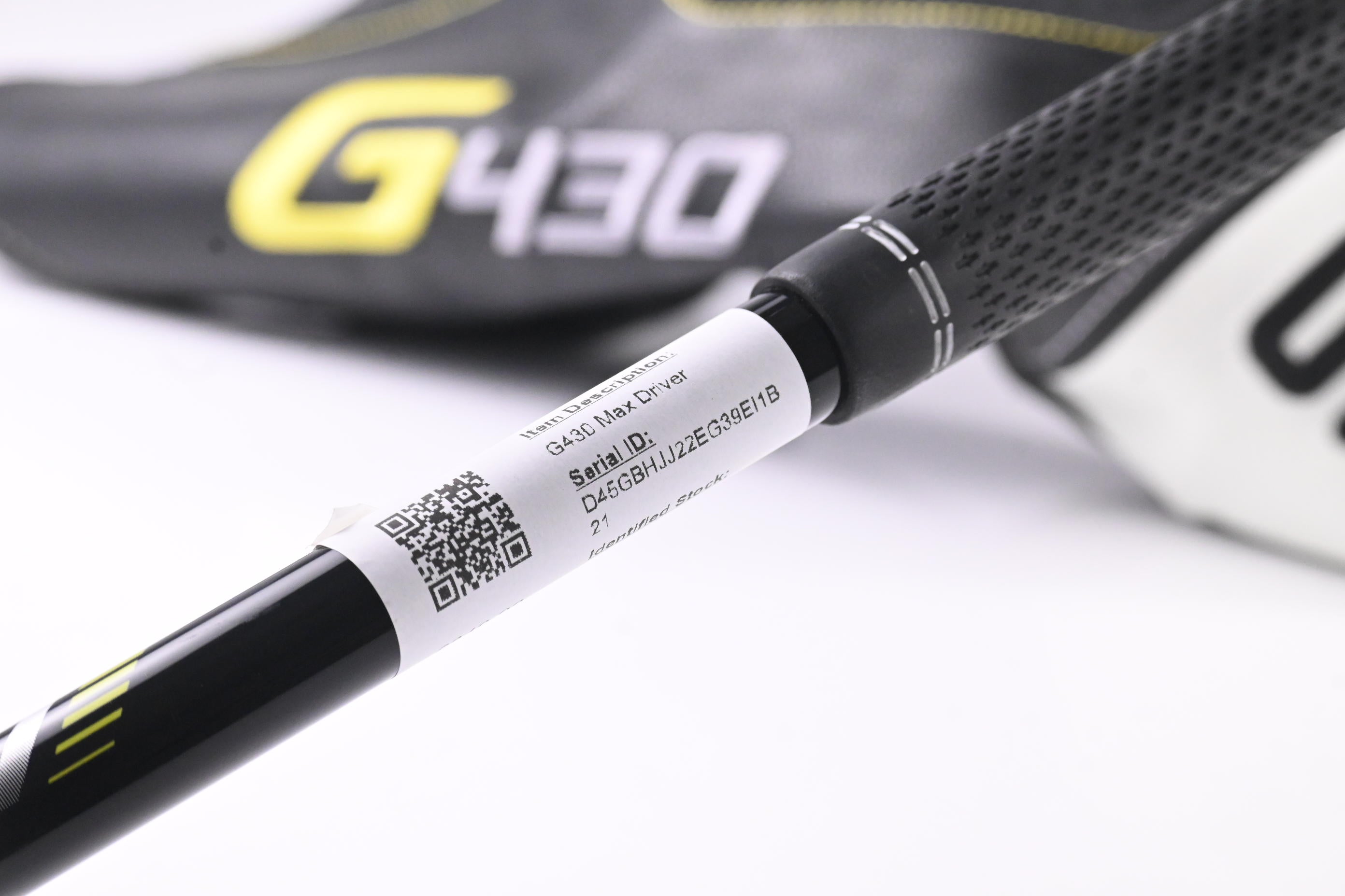Ping G430 Max Driver / 10.5 Degree / Senior Flex Ping Alta CB Black 55 Shaft