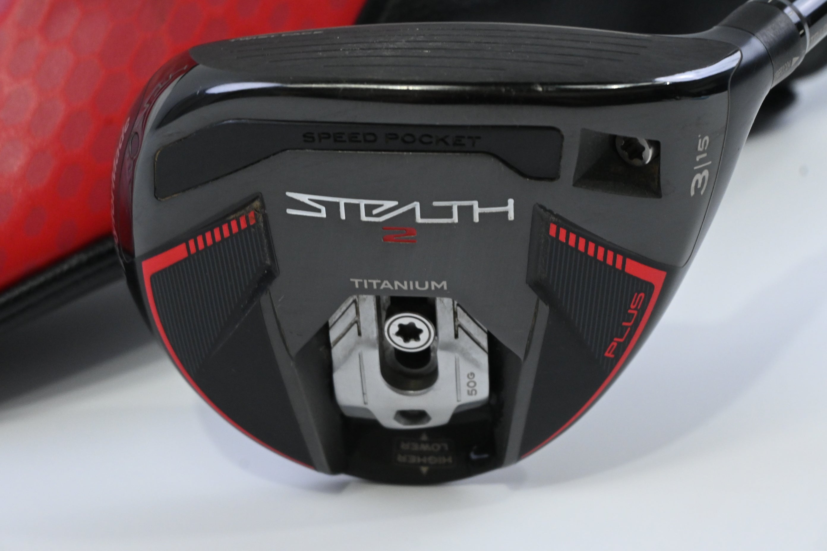 Taylormade Stealth 2 Plus #3 Wood / 15 Degree / Stiff Flex Kai'li Red 75 Shaft