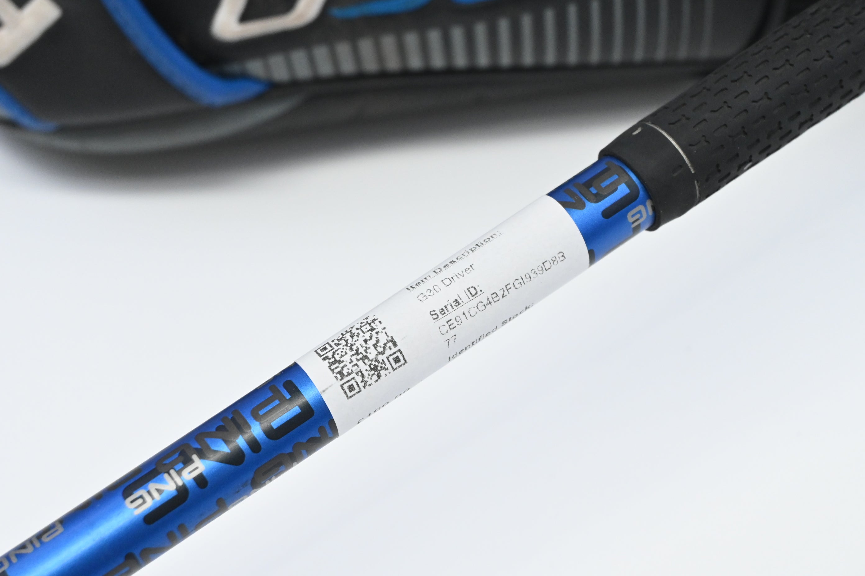 Ping G30 Driver / 10.5 Degree / Stiff Flex Ping TFC 419 Shaft