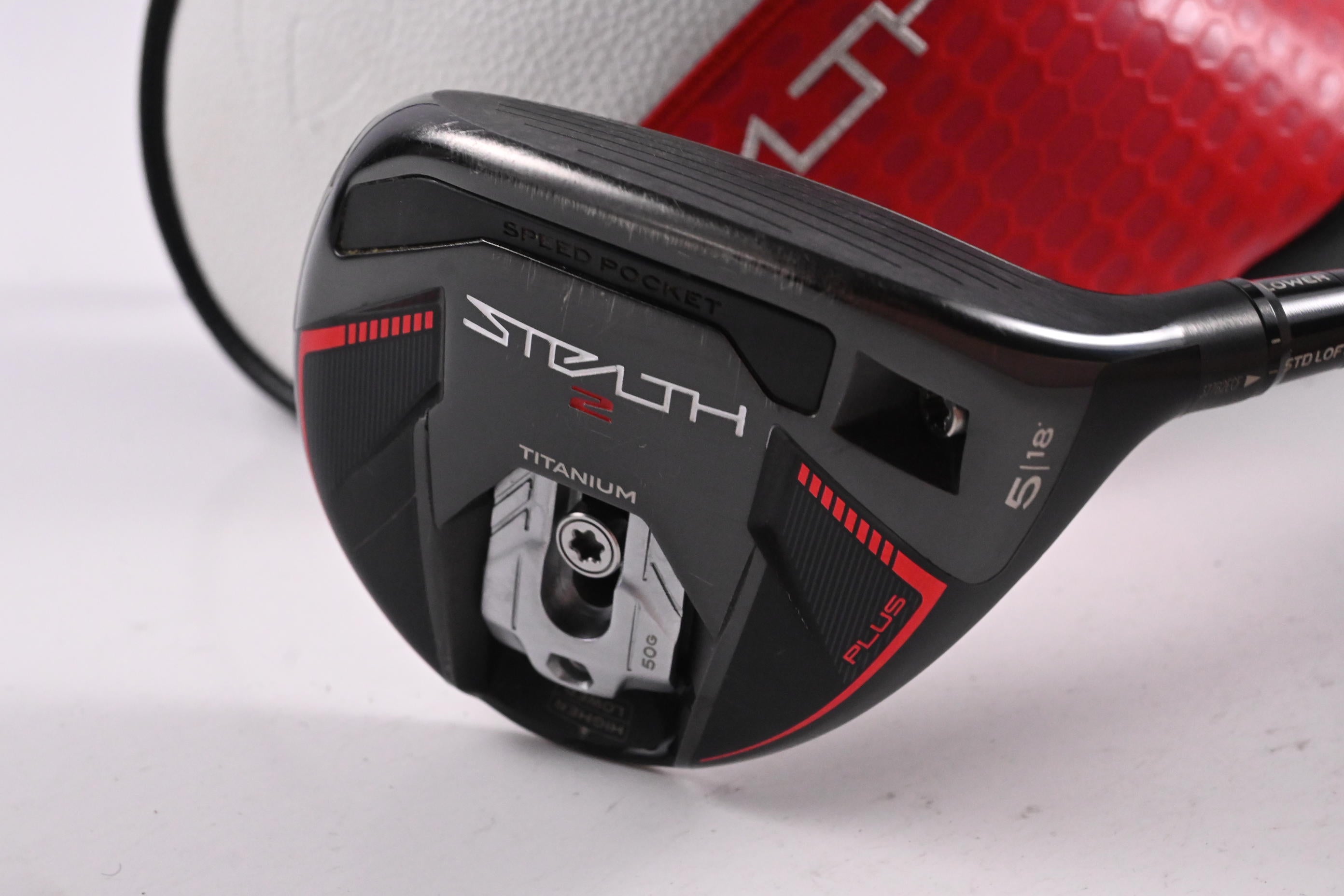 Taylormade Stealth 2 Plus #5 Wood / 18 Degree / Stiff Flex Kai'Li Red 75 Shaft