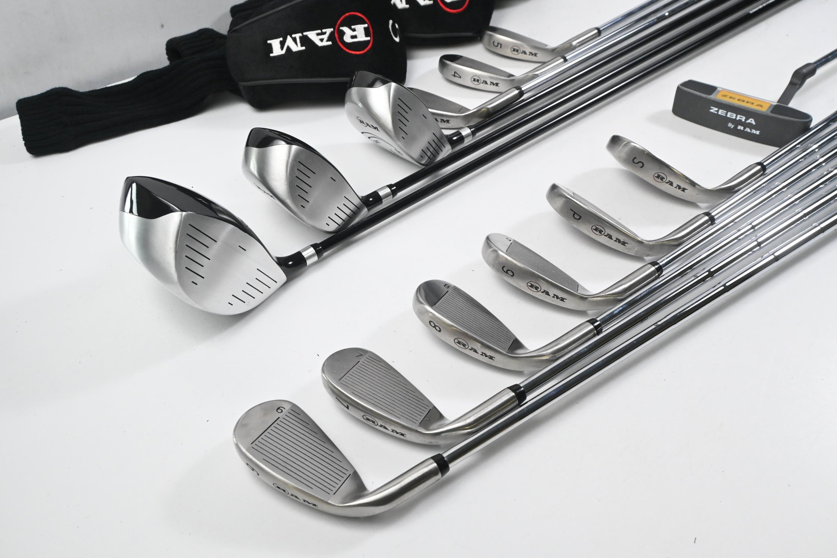 Ram Concept II Package Set / Woods, Irons, Putter, Bag
