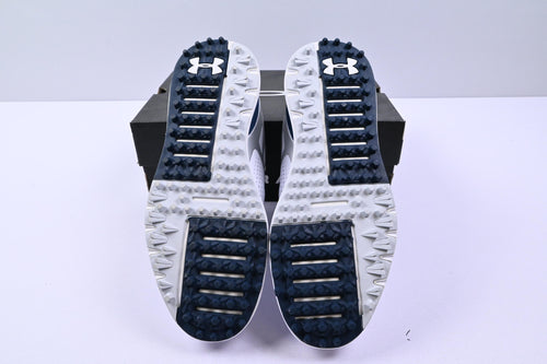 Ladies Under Armour Charged Breathe SL Golf Shoes / UK Size 4.5 / White & Navy