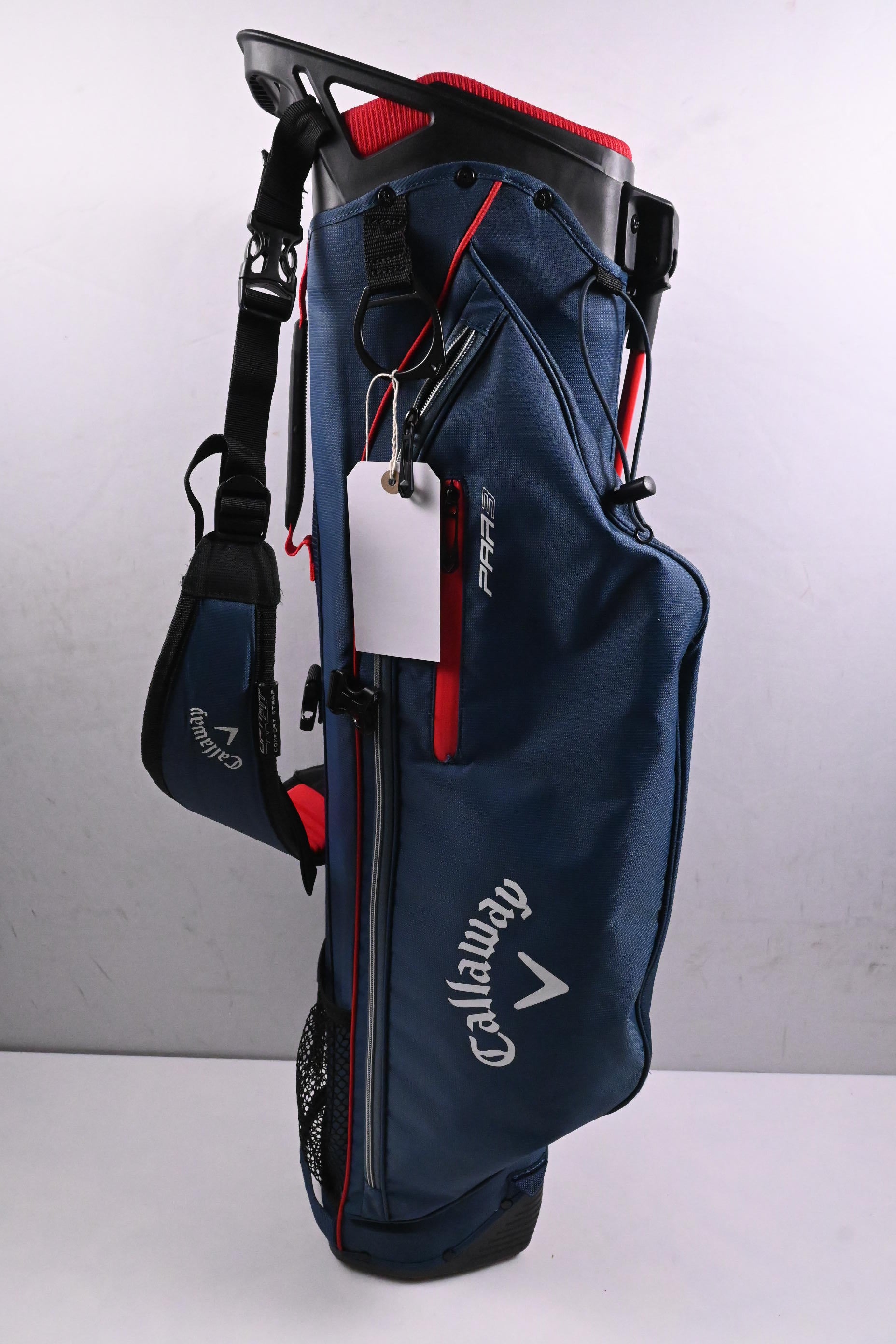 Callaway Par 3 Pencil Bag / 3-Way Divider / Navy & Red