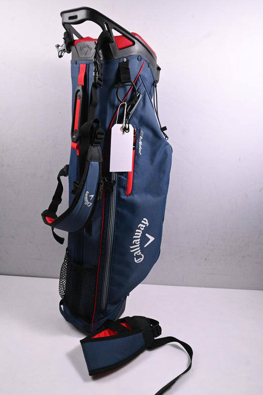 Callaway Par 3 Pencil Bag / 3-Way Divider / Navy & Red
