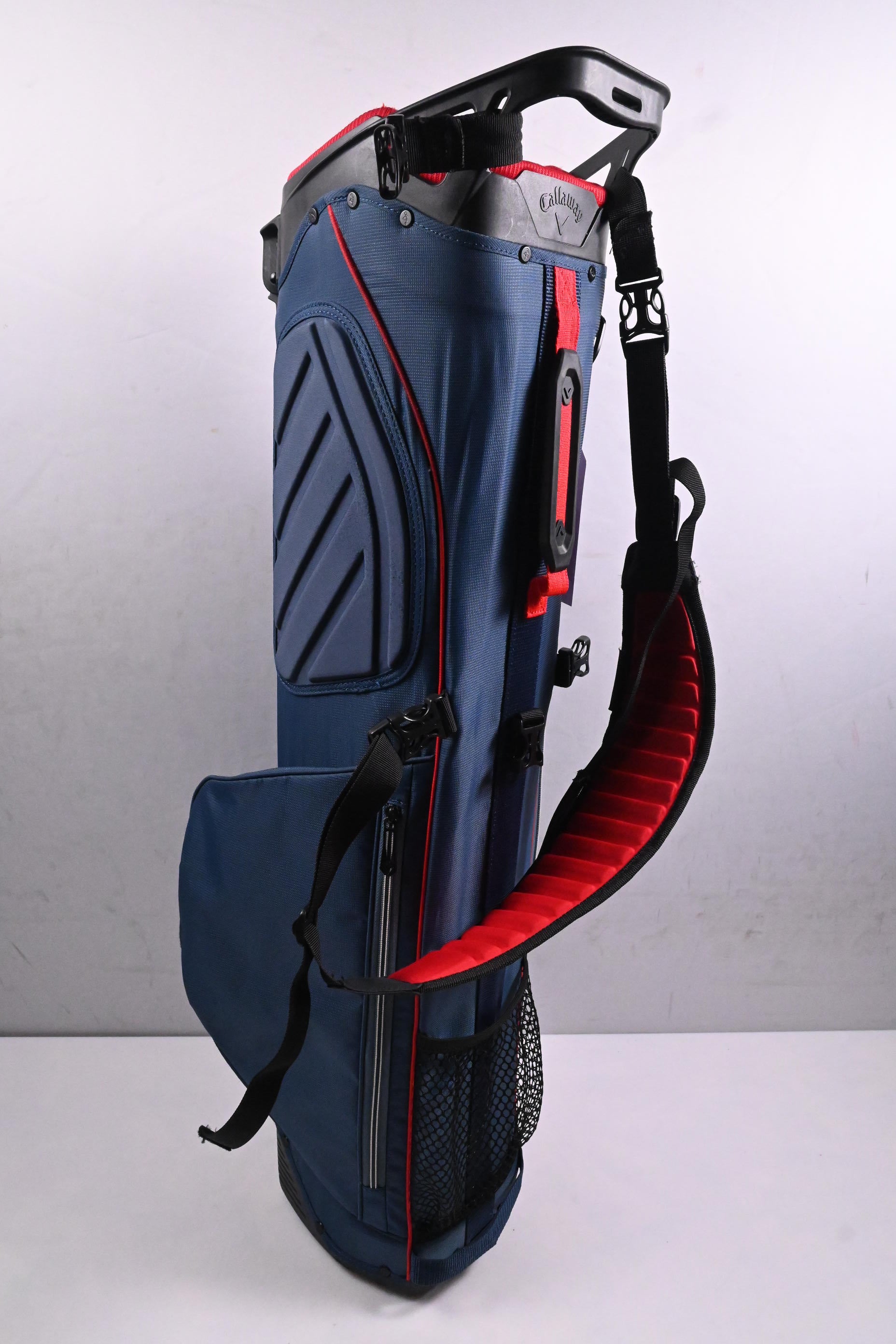 Callaway Par 3 Pencil Bag / 3-Way Divider / Navy & Red