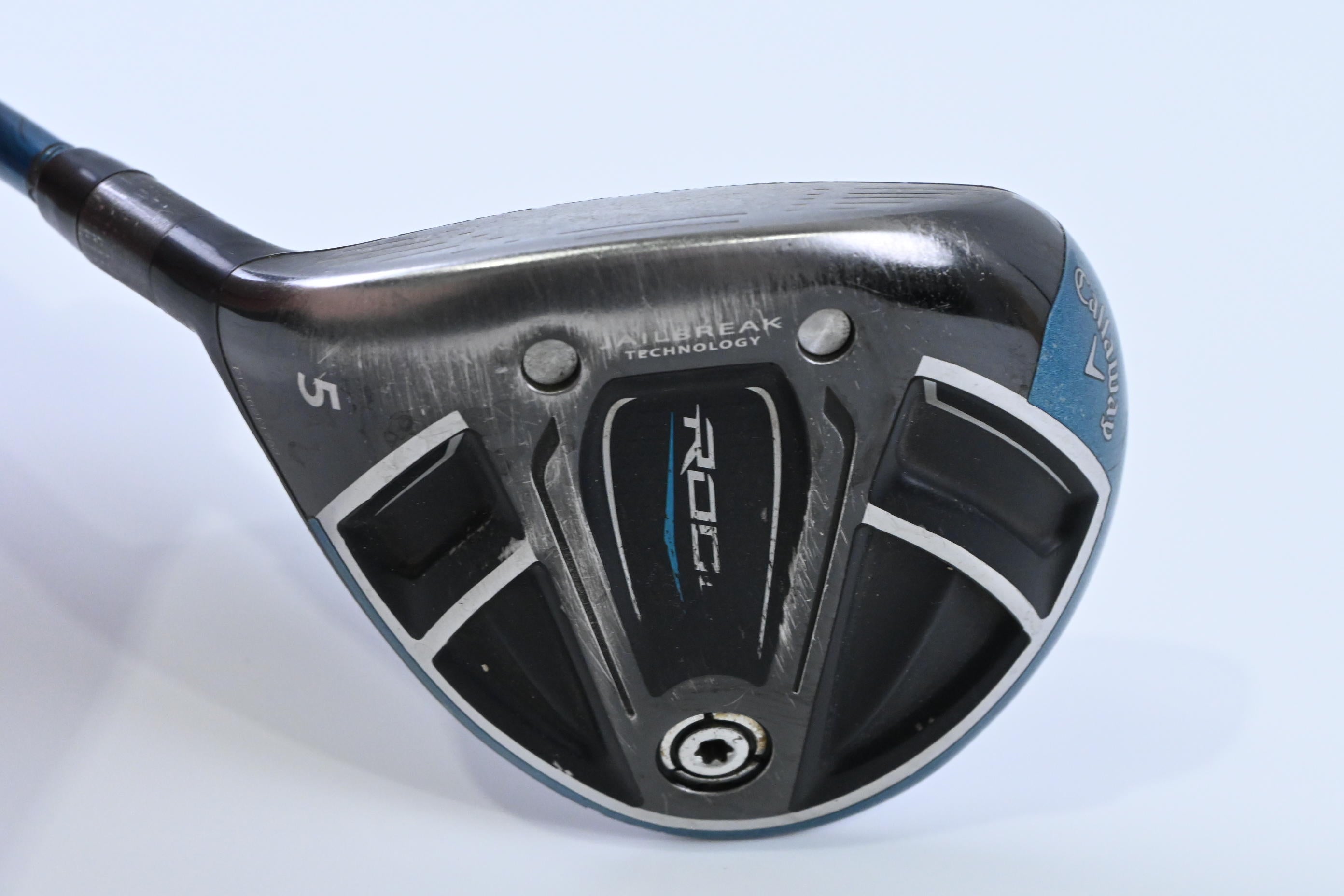 Left Hand Callaway Rogue #5 Wood / 19 Degree / Regular Flex Evenflow Blue 75