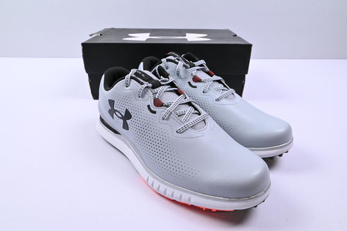 Under Armour Glide 2 SL Golf Shoes / UK Size 7.5 / Grey & Black