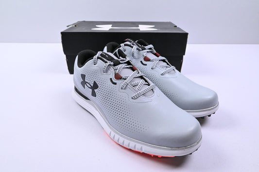 Under Armour Glide 2 SL Golf Shoes / UK Size 7.5 / Grey & Black