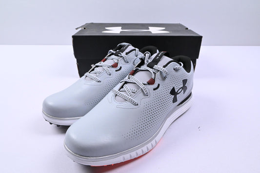 Under Armour Glide 2 SL Golf Shoes / UK Size 7.5 / Grey & Black