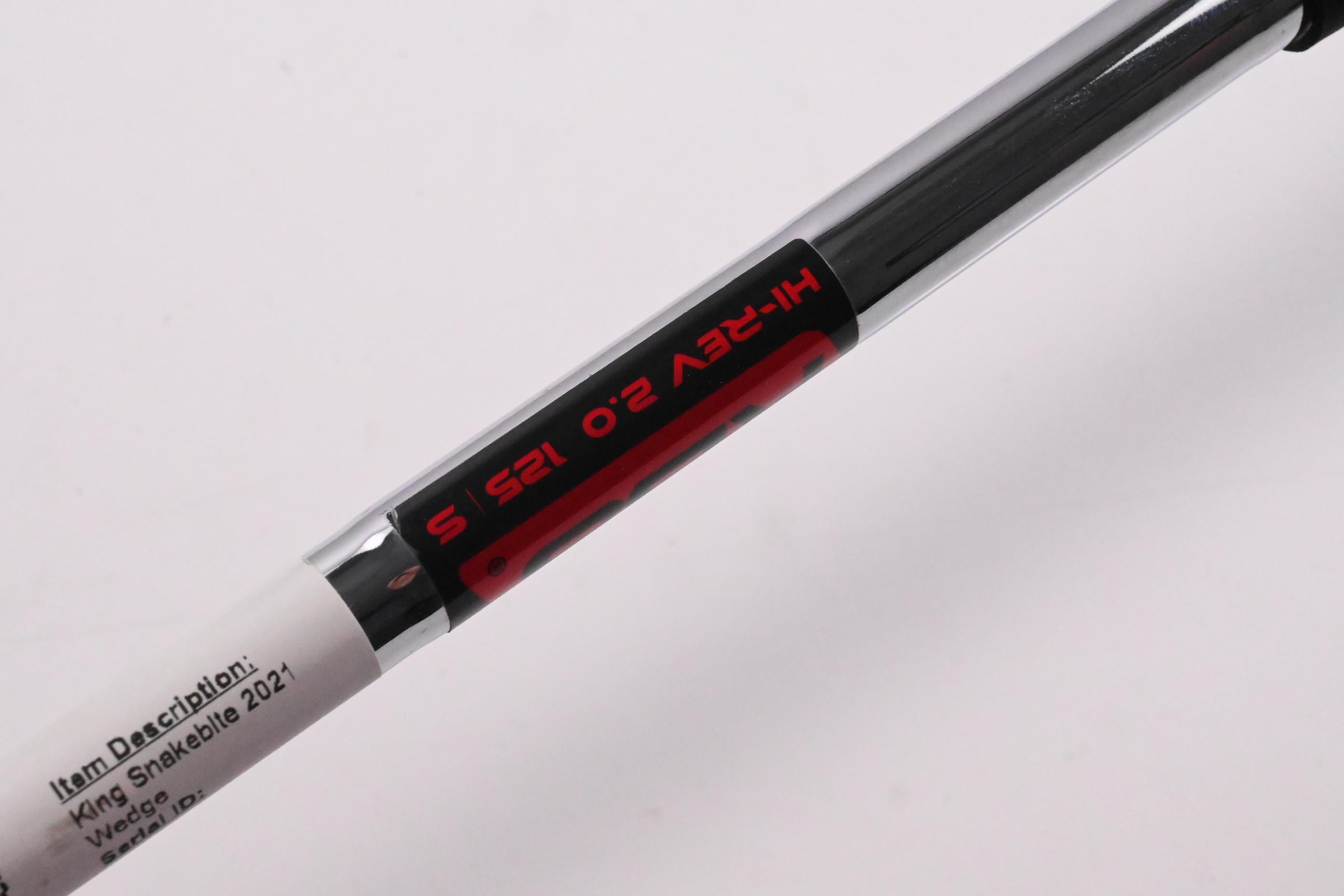 Cobra King Snakebite 2021 Lob Wedge / 58 Degree / Stiff Flex KBS HI-REV 2.0 125