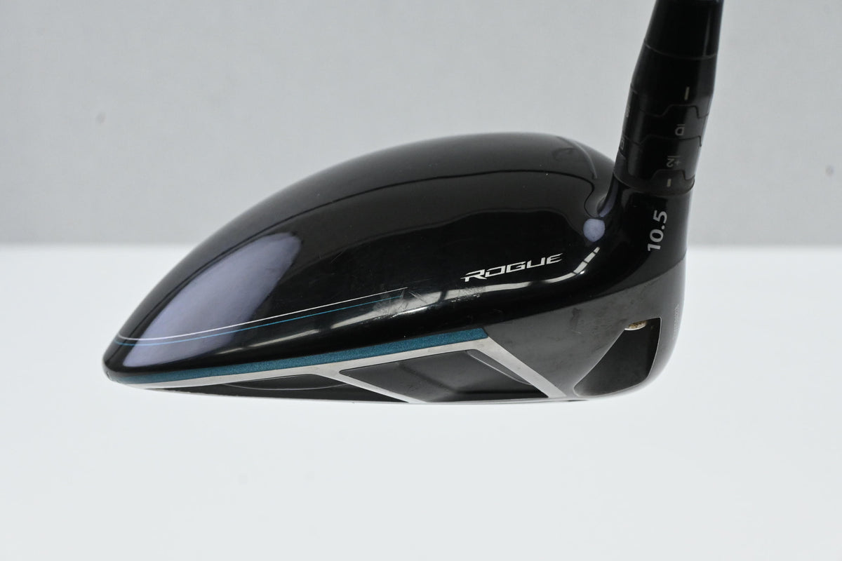 Left Hand Callaway Rogue Driver / 10.5 Degree / Regular Flex Evenflow Blue 65