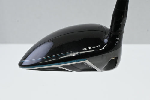 Left Hand Callaway Rogue Driver / 10.5 Degree / Regular Flex Evenflow Blue 65